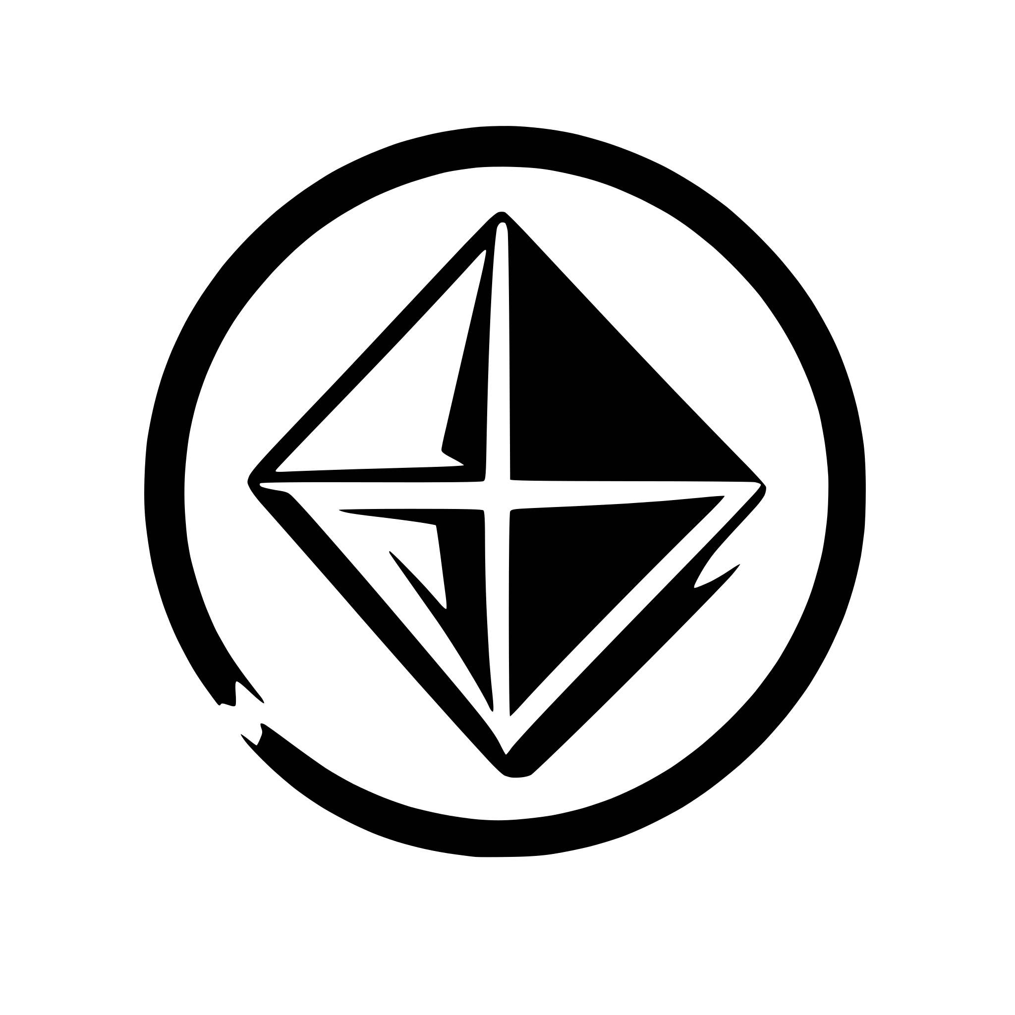AI-generated SVG of 'geometric diamond with sharp edges'
