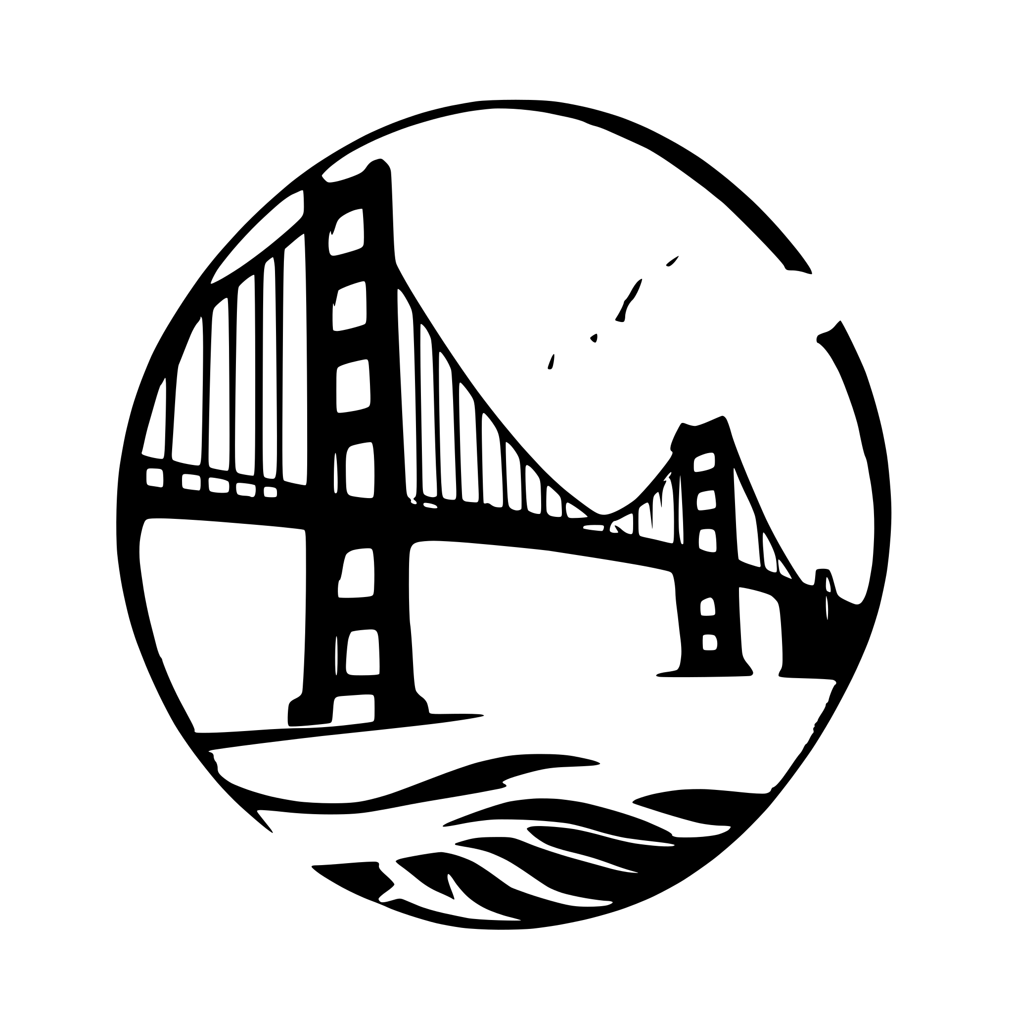 AI-generated SVG of a san francisco golden gate bridge for a 3d print cutout/engraving make it very very simple
