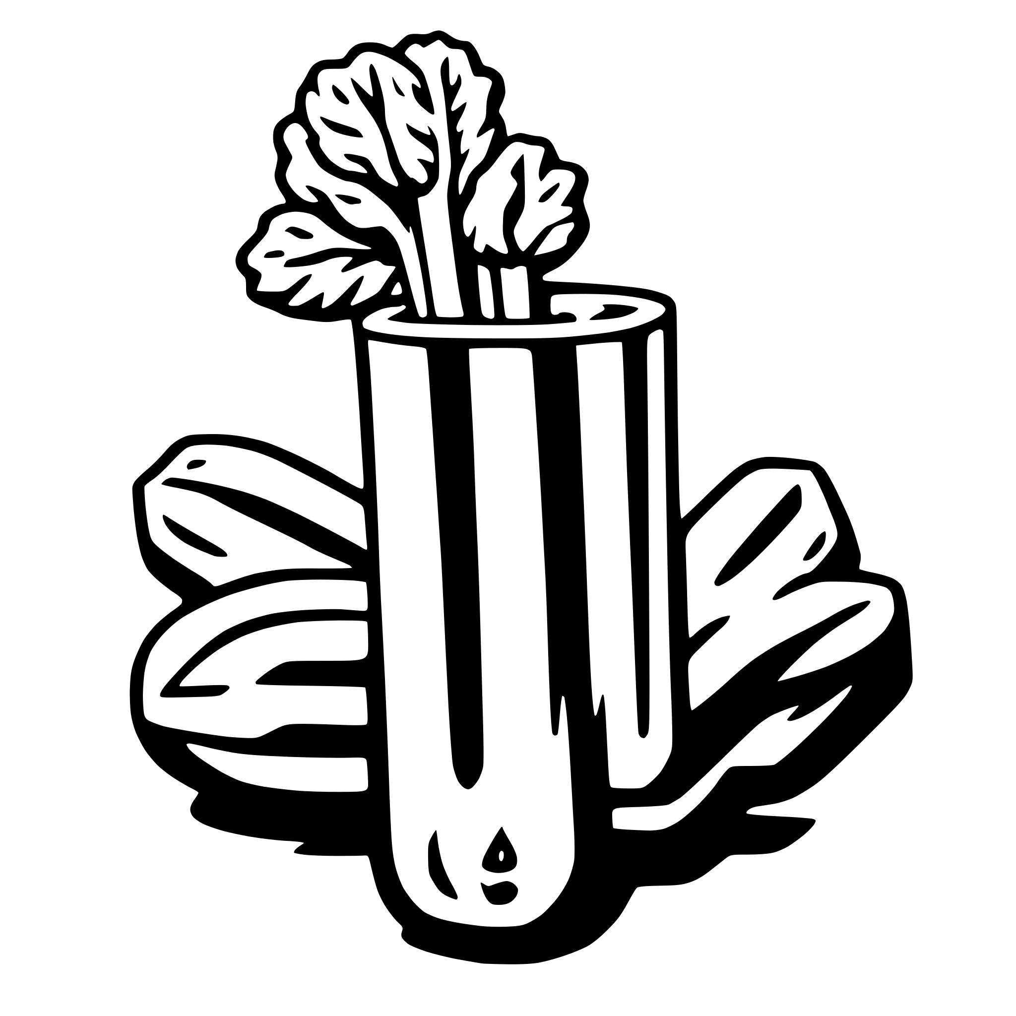 AI-generated SVG of a celery