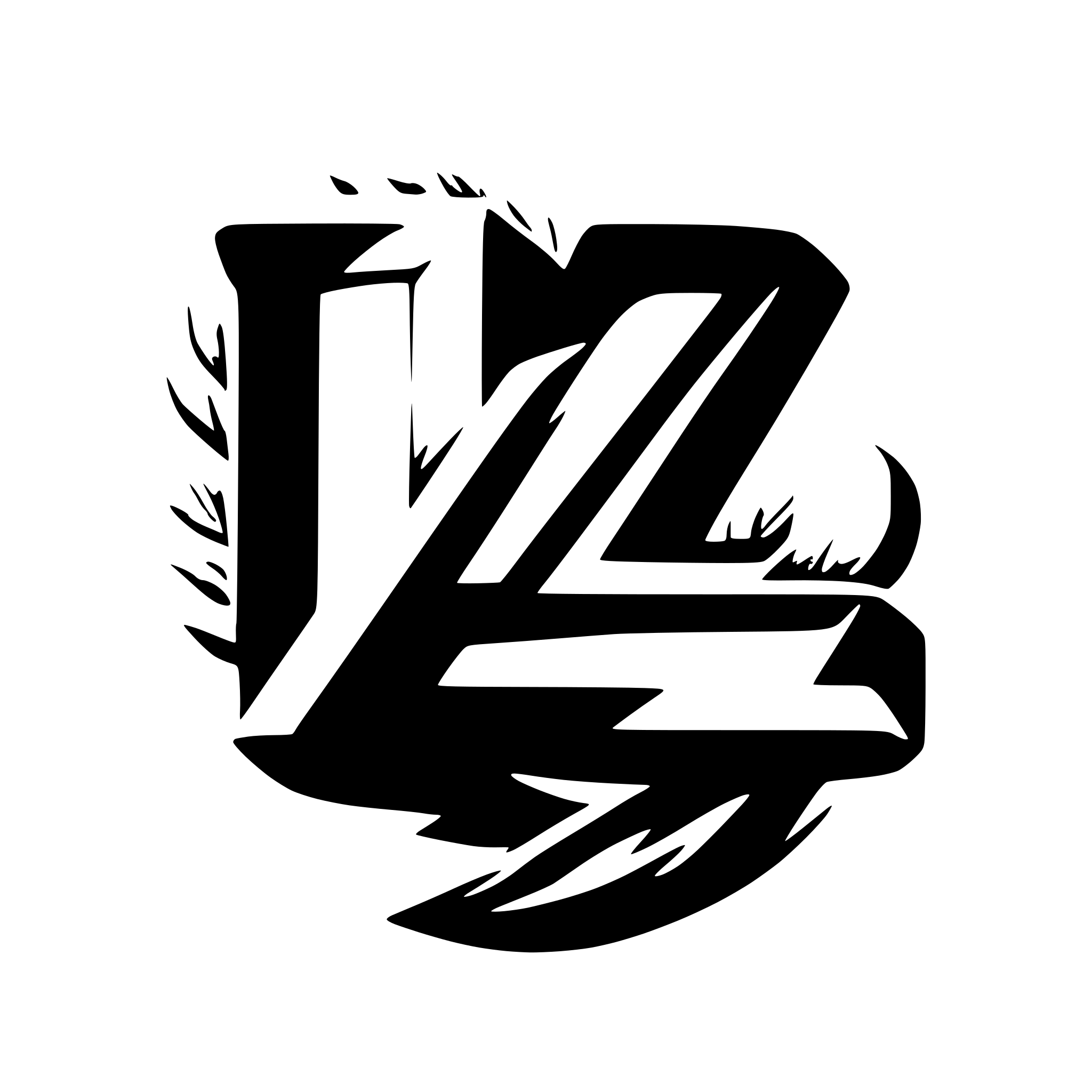 AI-generated SVG of a logo with the letters z and V in orange and blue