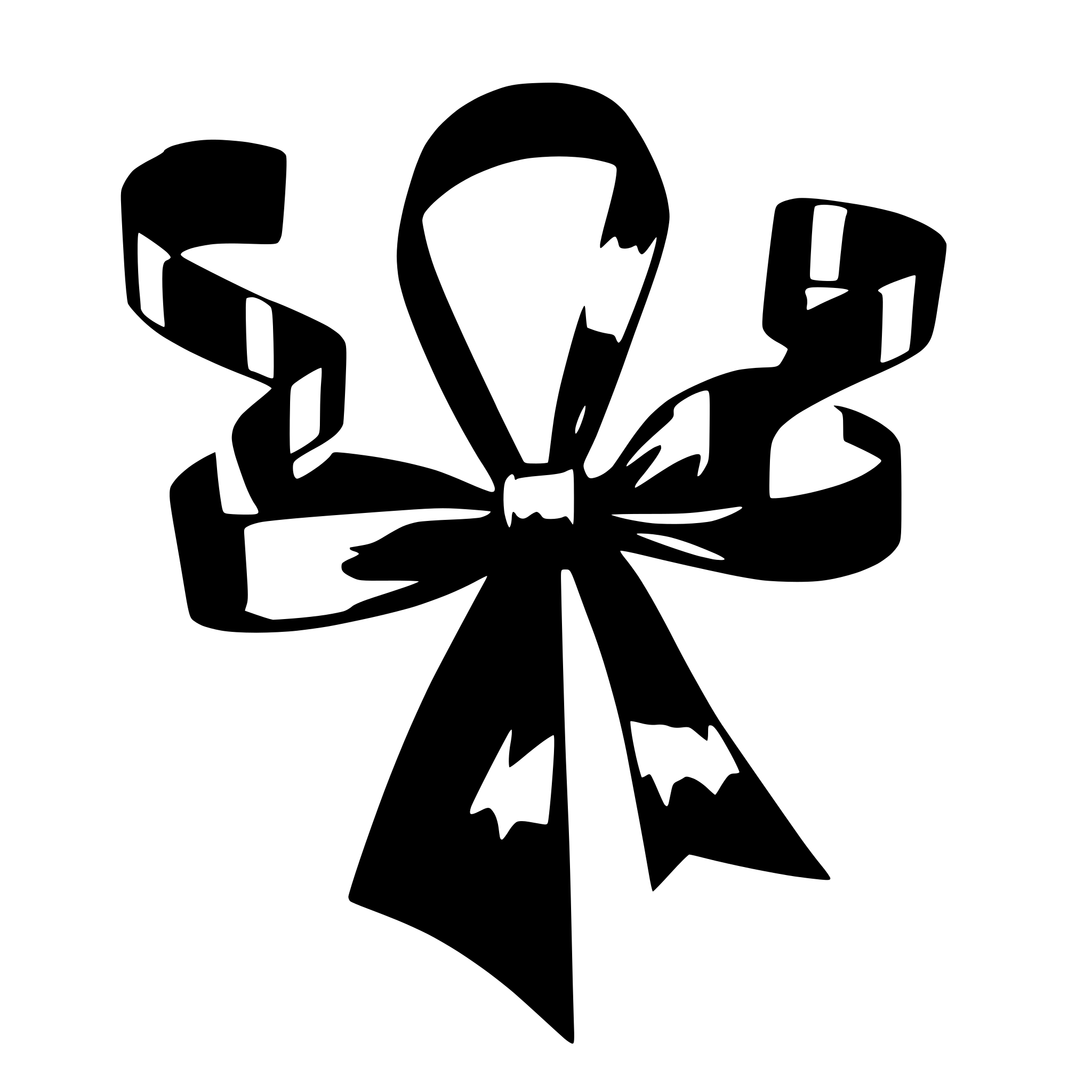 AI-generated SVG of 'ribbon'