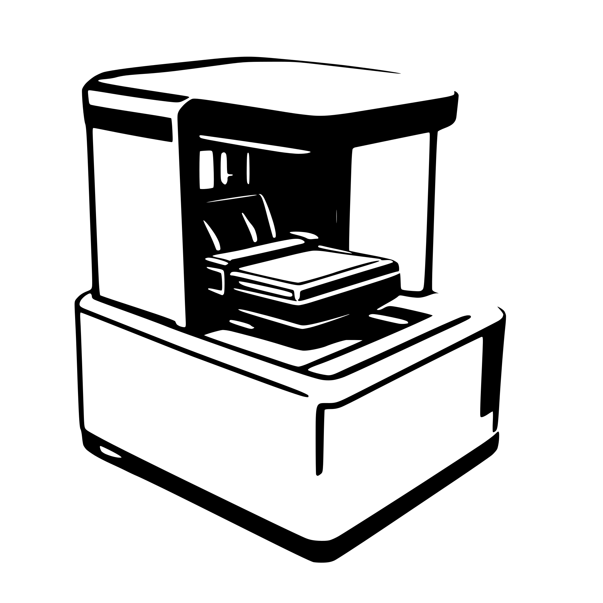 AI-generated SVG of 'sla printer'