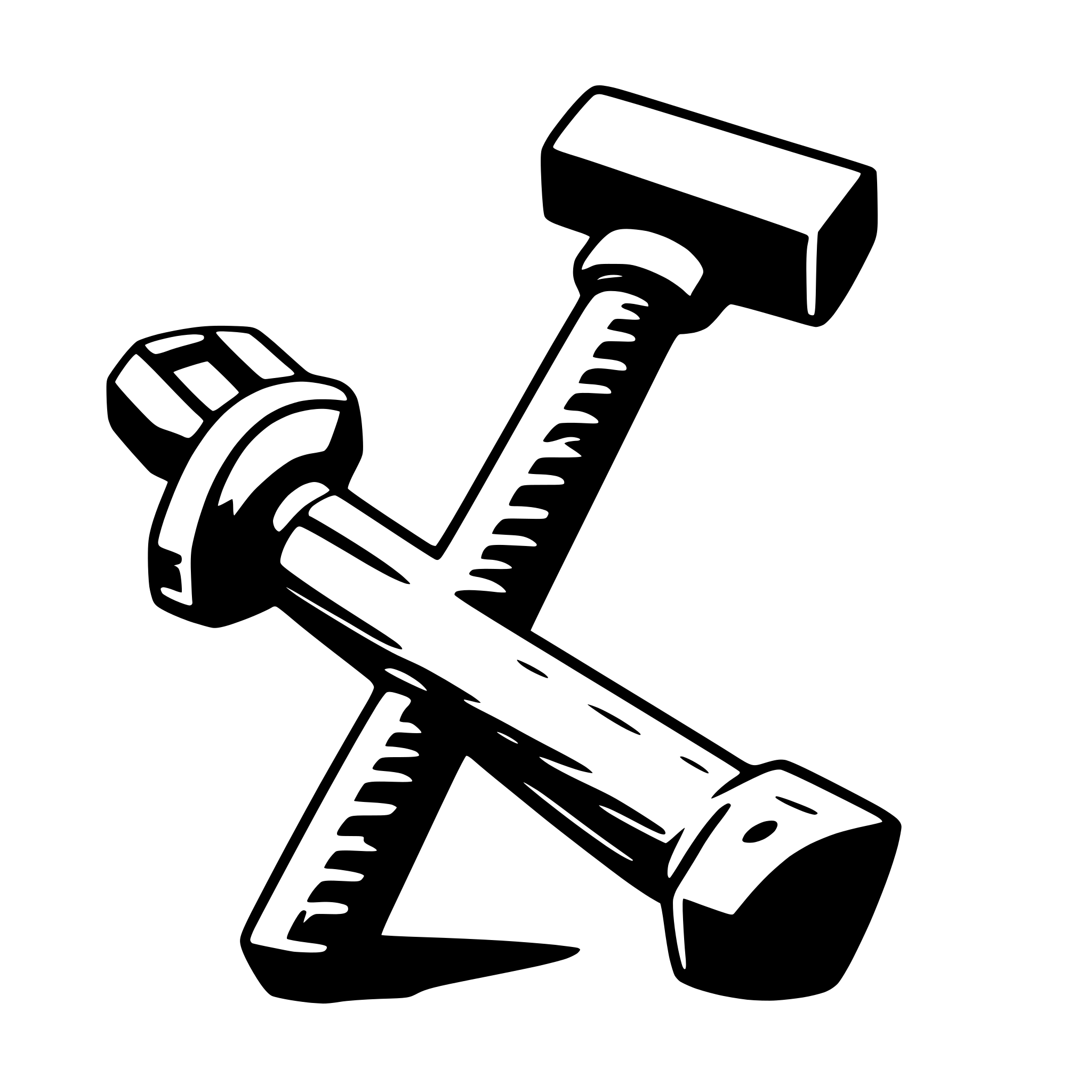 AI-generated SVG of a hammer
