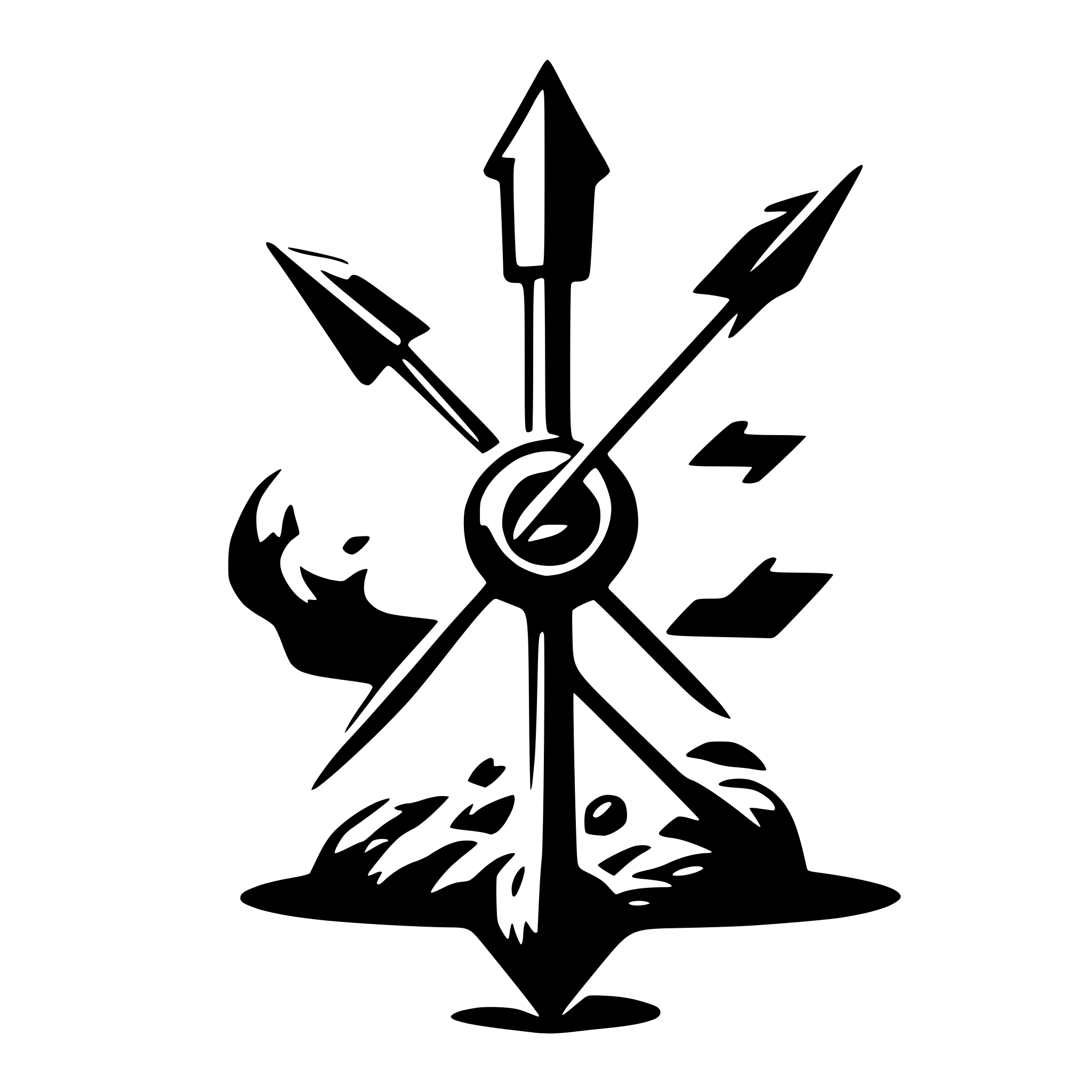 AI-generated SVG of a arrow hit circles