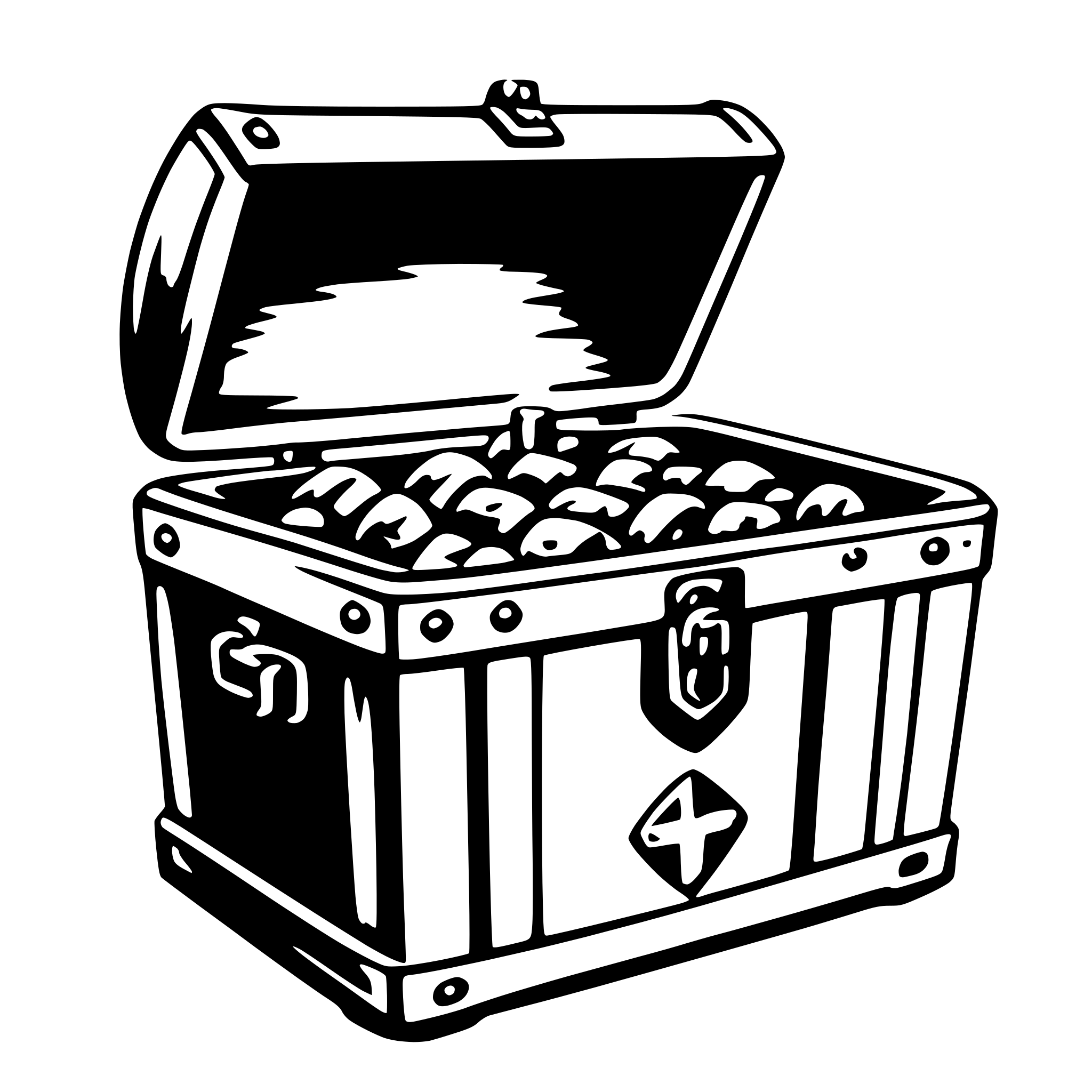 AI-generated SVG of a treasure chest