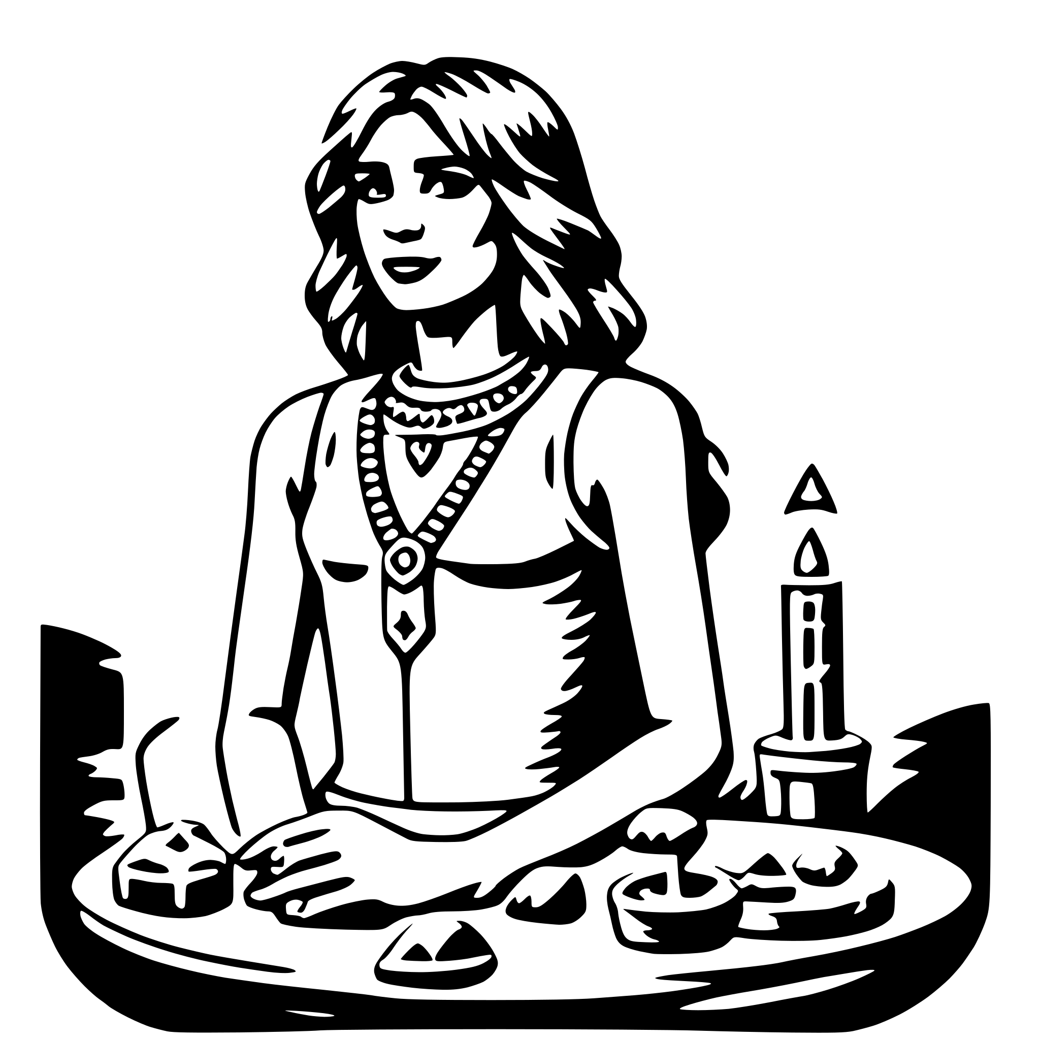 AI-generated SVG of 'ishtar'