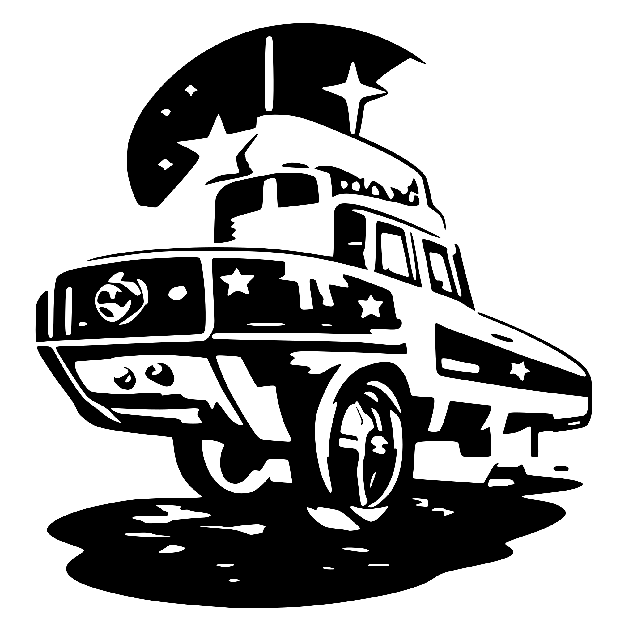 AI-generated SVG of a Starsky