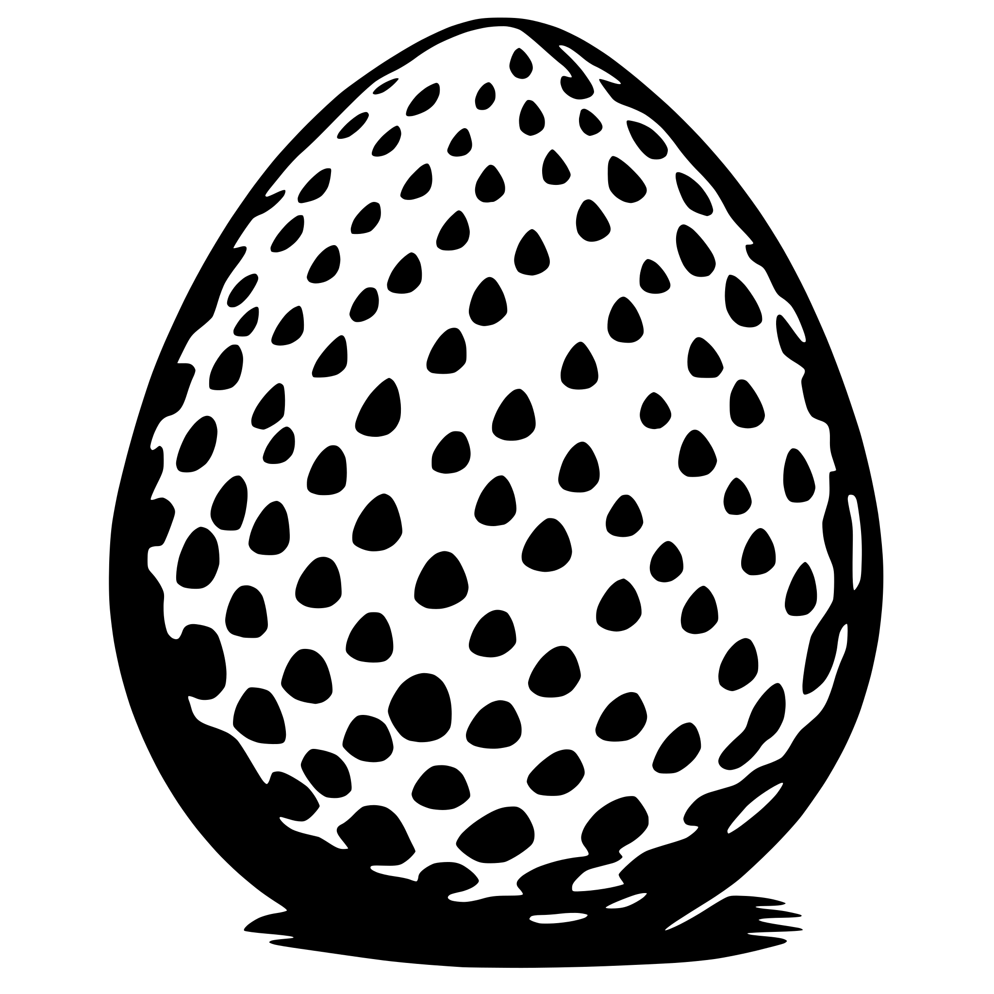 AI-generated SVG of 'dragon egg'