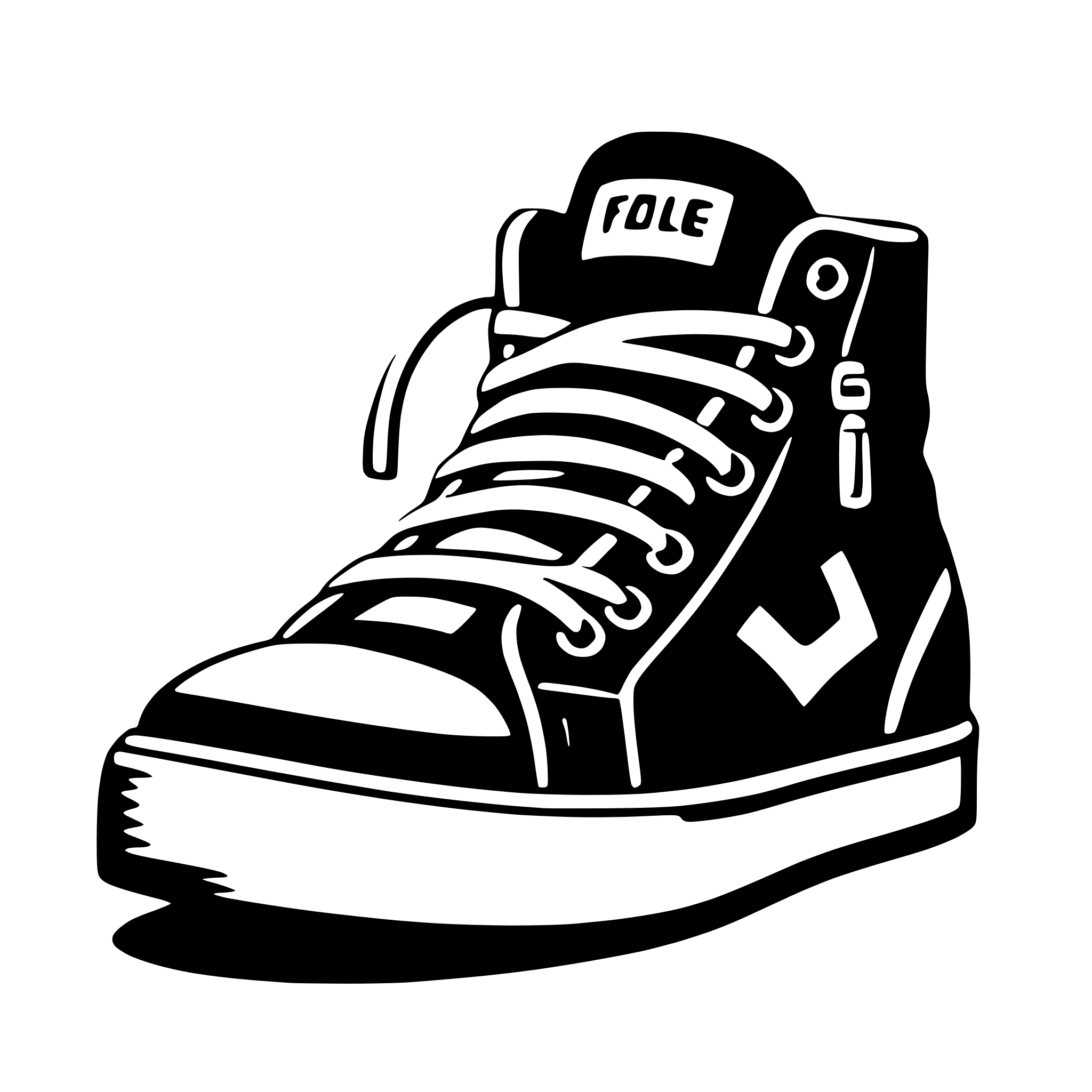 AI-generated SVG of a sneakers