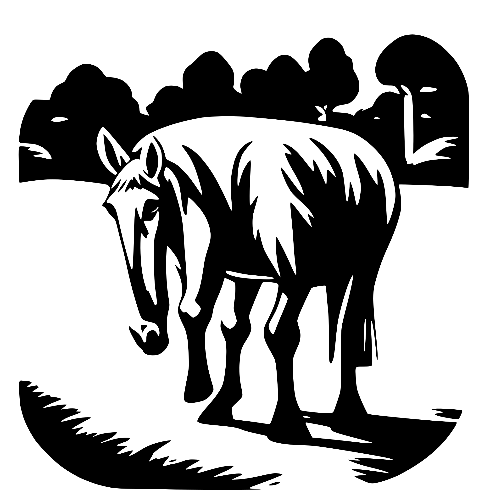 AI-generated SVG of a Ziege