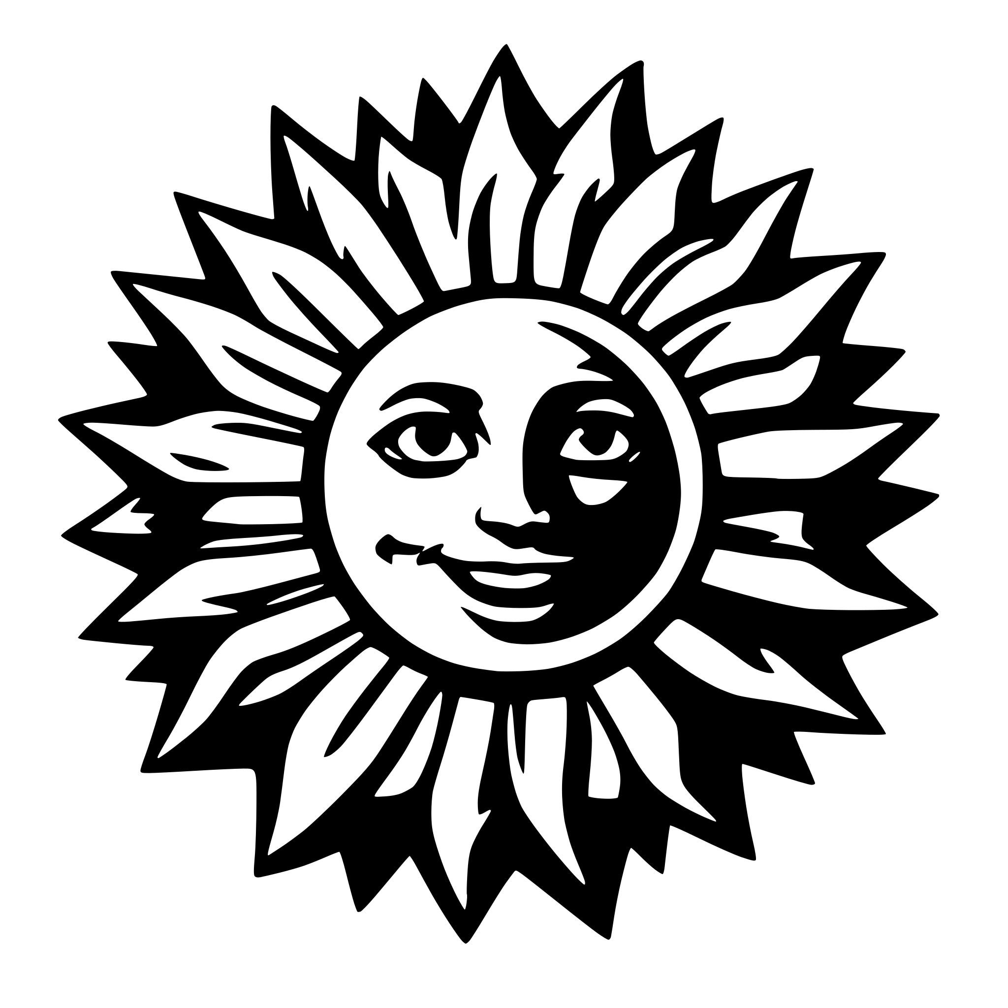 AI-generated SVG of 'sun 2d'