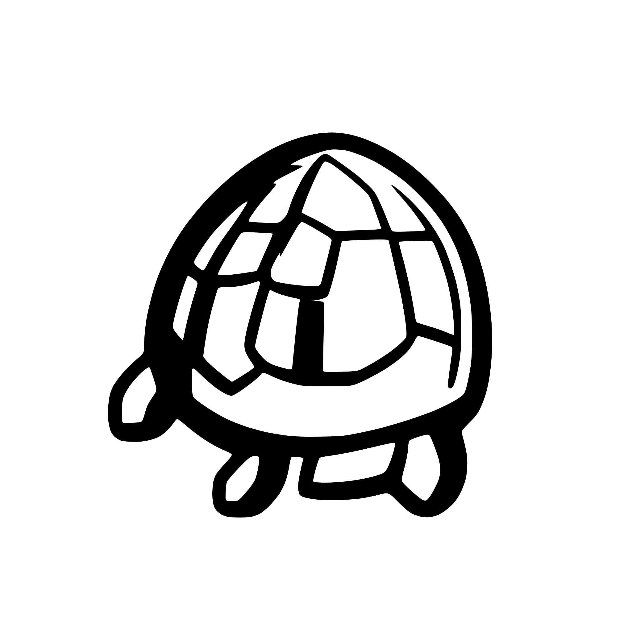 AI-generated SVG of a turtle shell