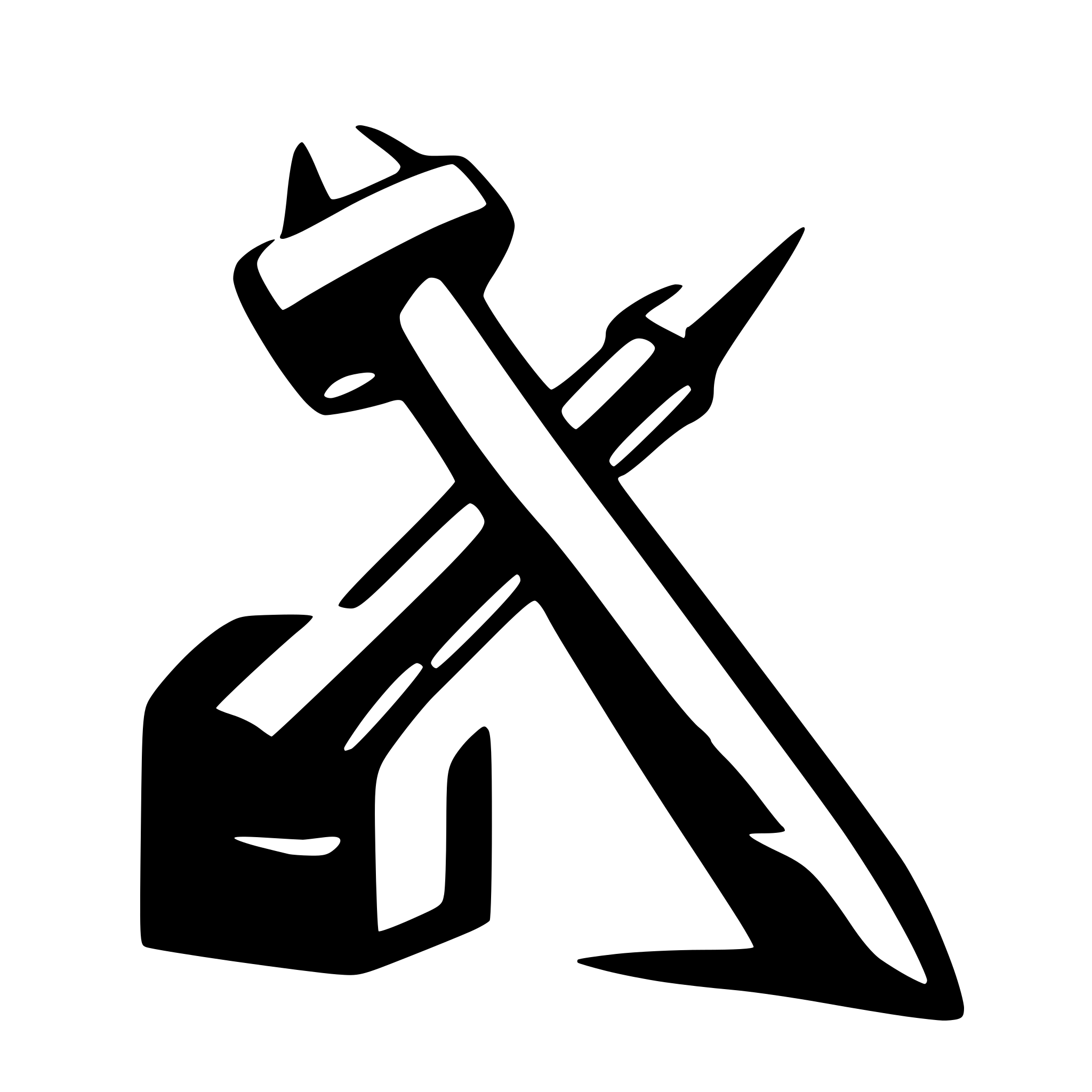 AI-generated SVG of a nail and hammer