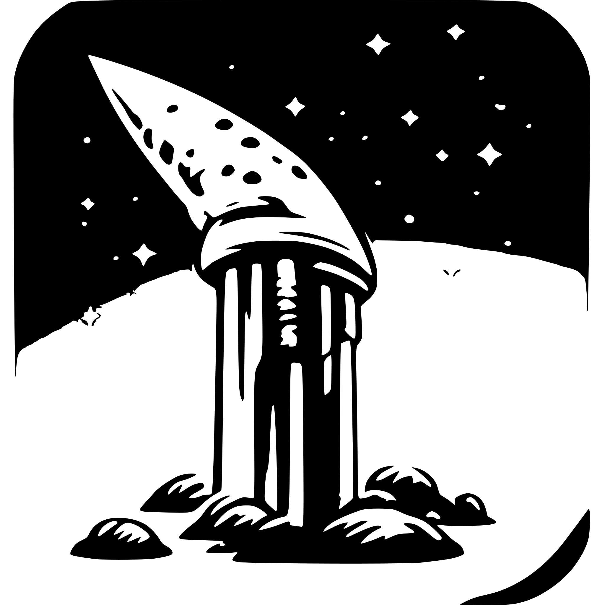 AI-generated SVG of 'comet flat'