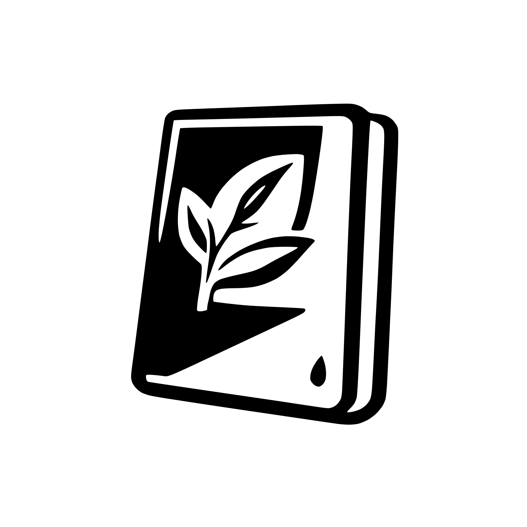 AI-generated SVG of a book with bookmark