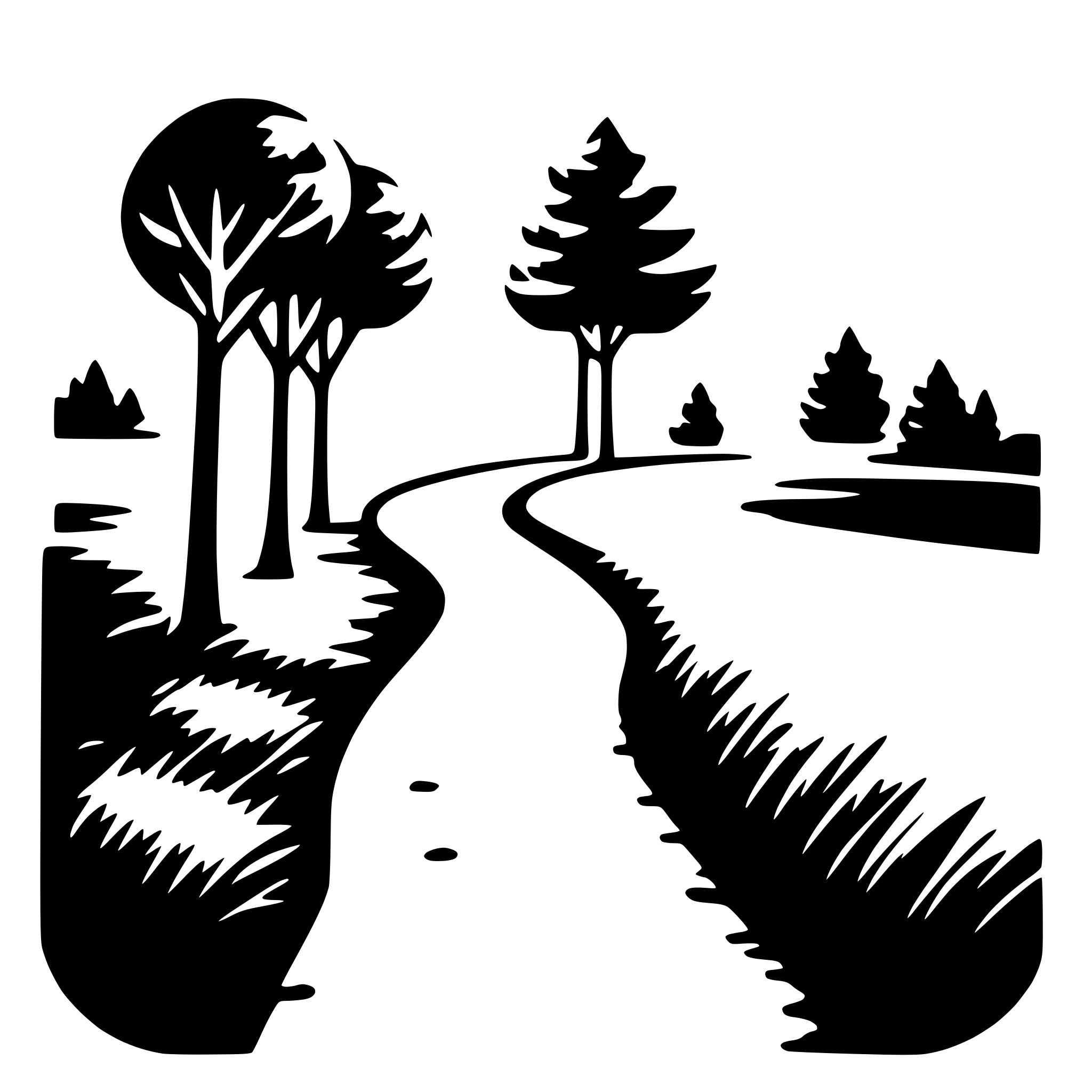 AI-generated SVG of 'nature trail'