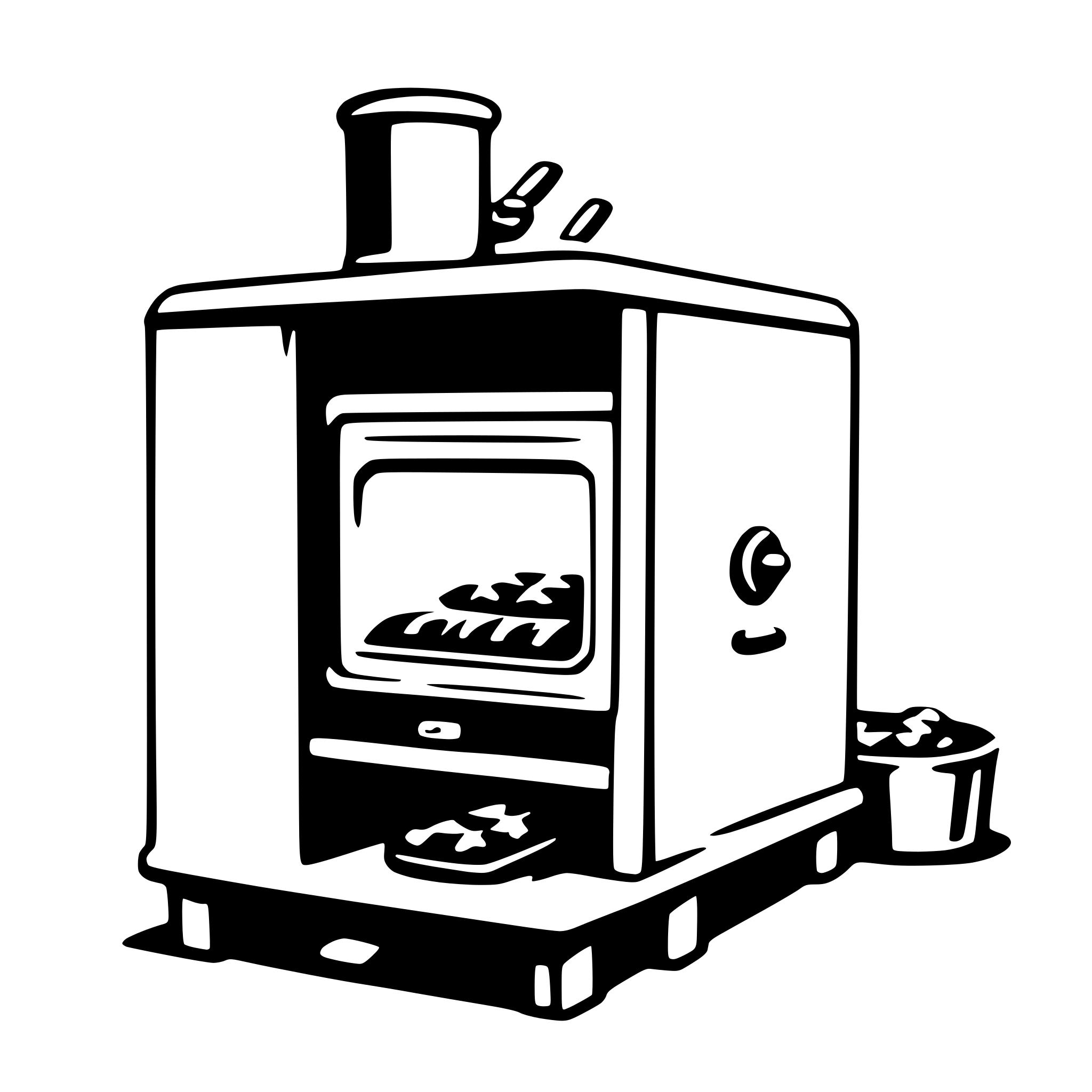 AI-generated SVG of a oven