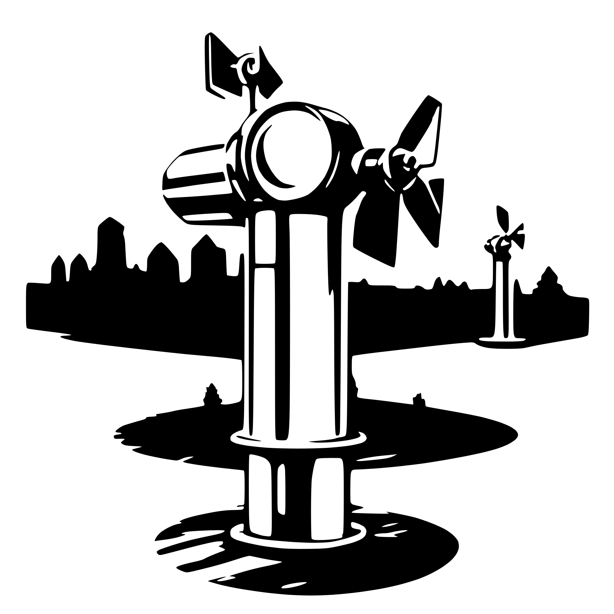 AI-generated SVG of 'eddy covariance system'