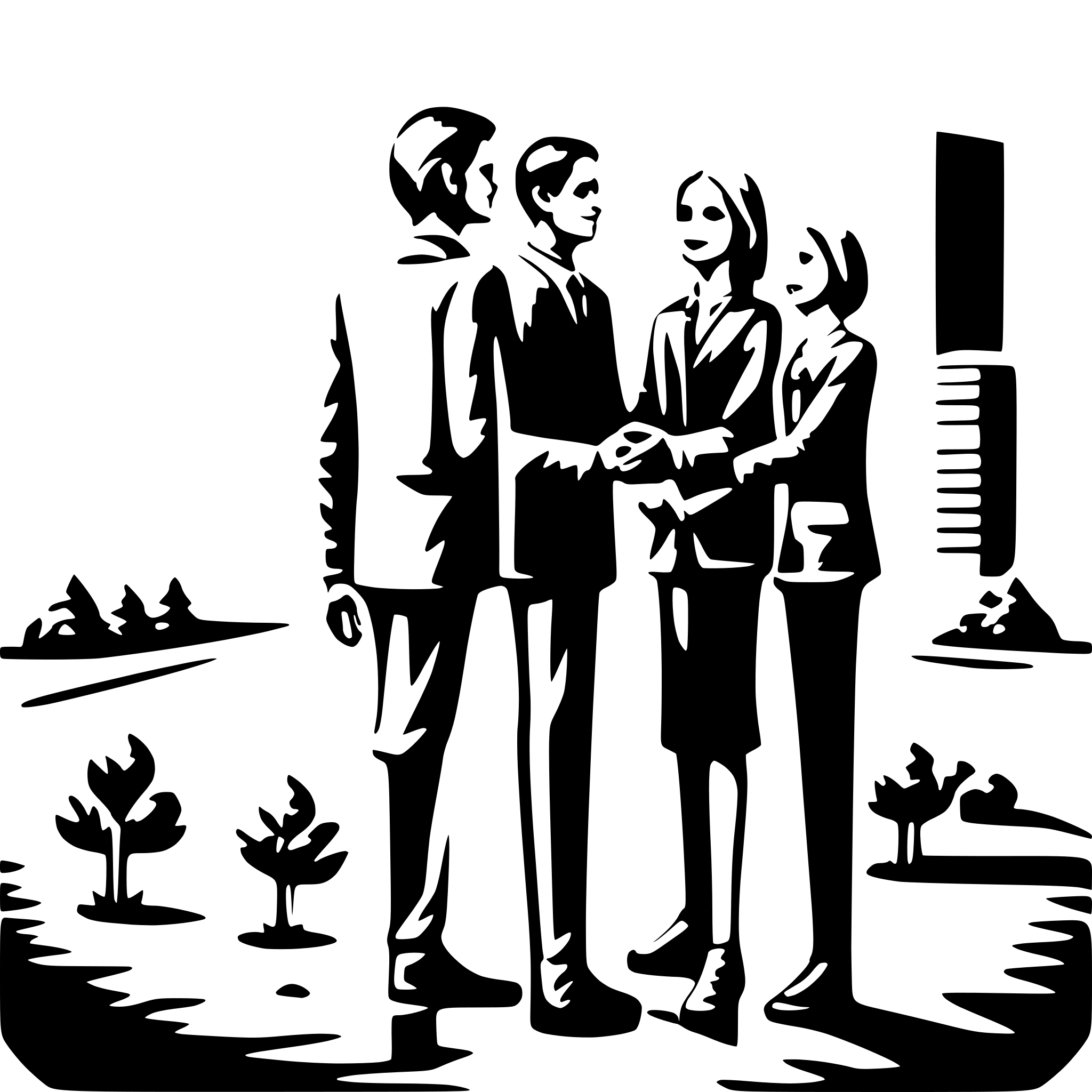 AI-generated SVG of 'cooperation in a municipal context'