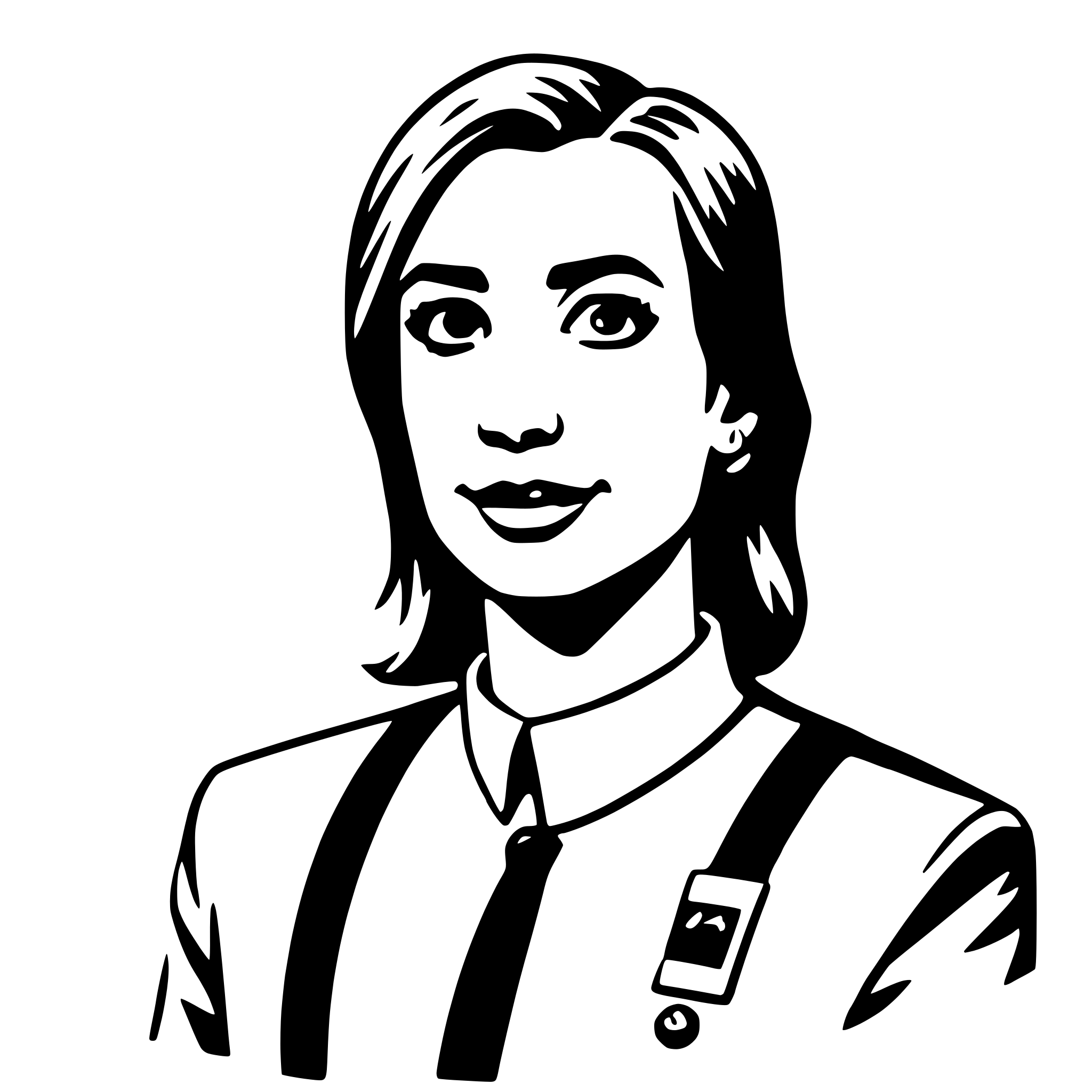 AI-generated SVG of a marketing manager