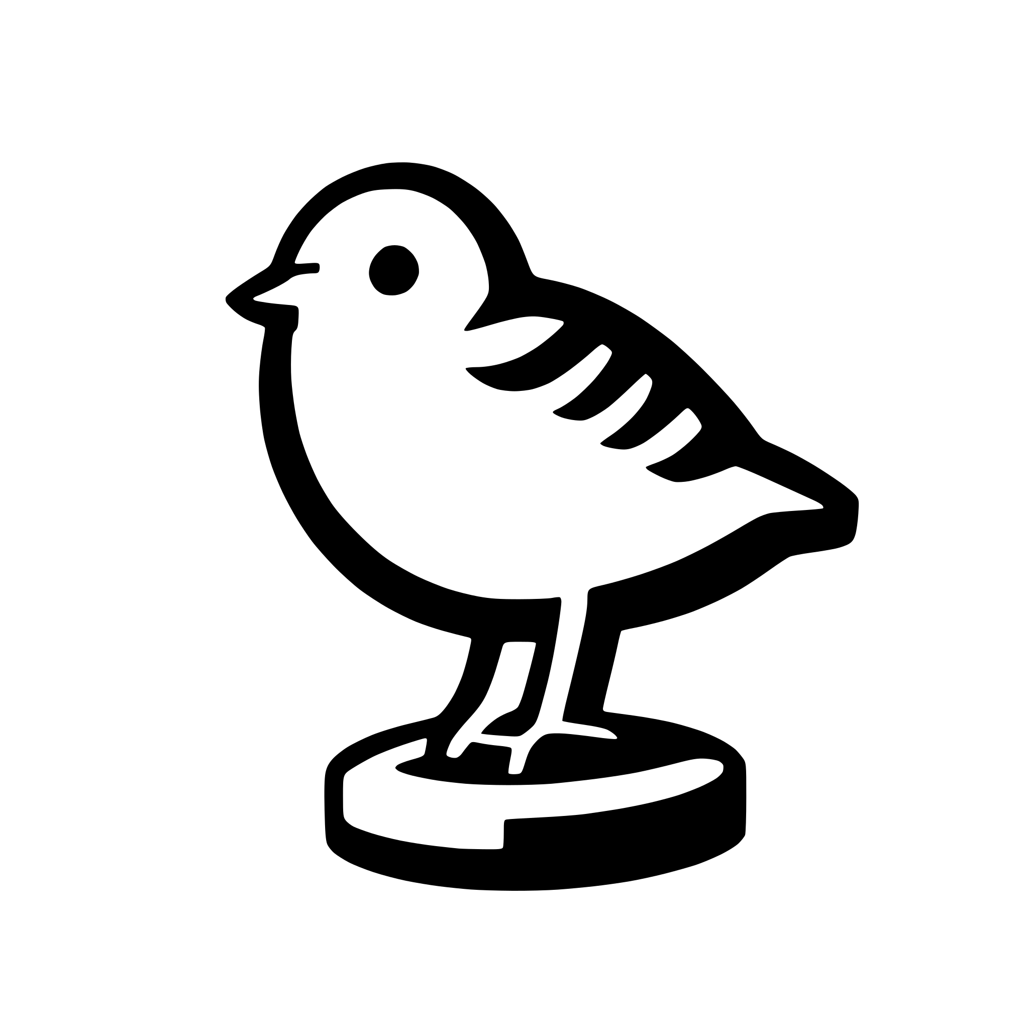 AI-generated SVG of a B letter like a bird
