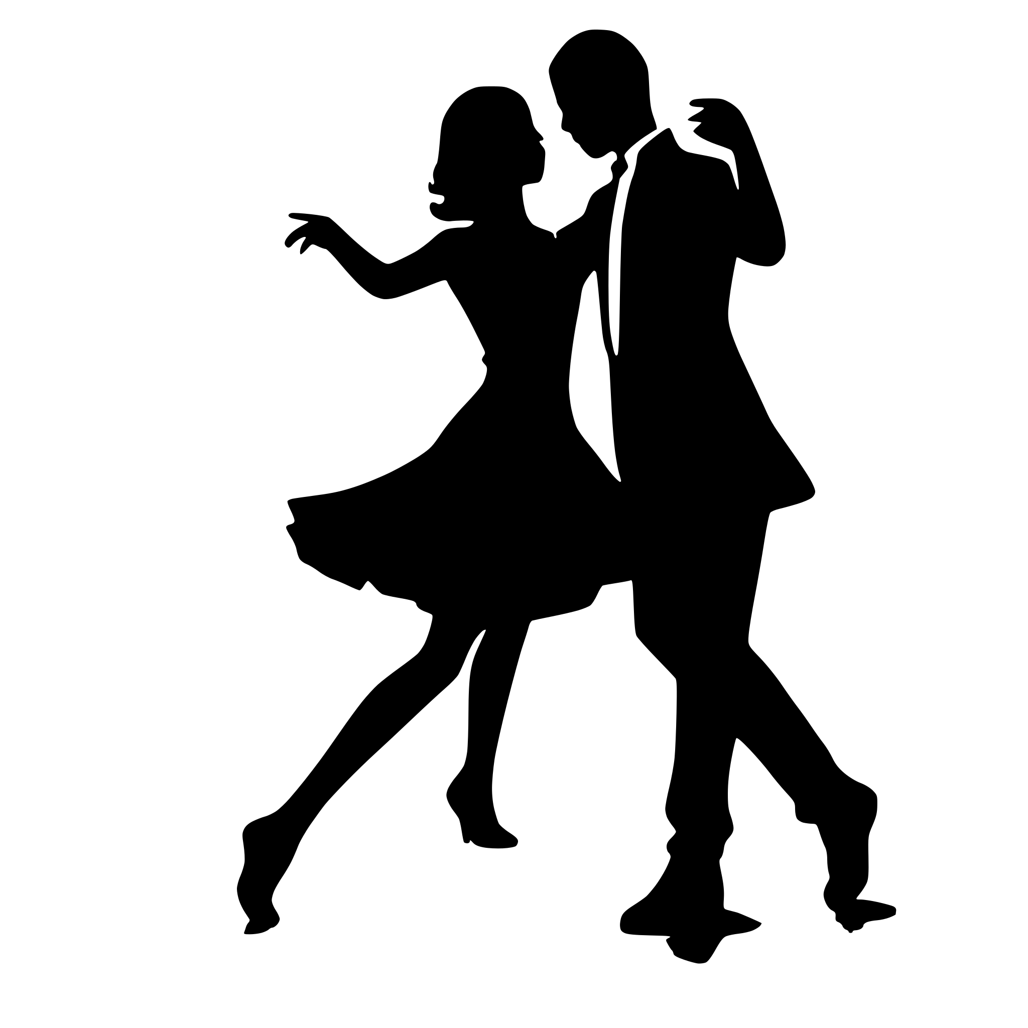 AI-generated SVG of 'couple dancing tango'