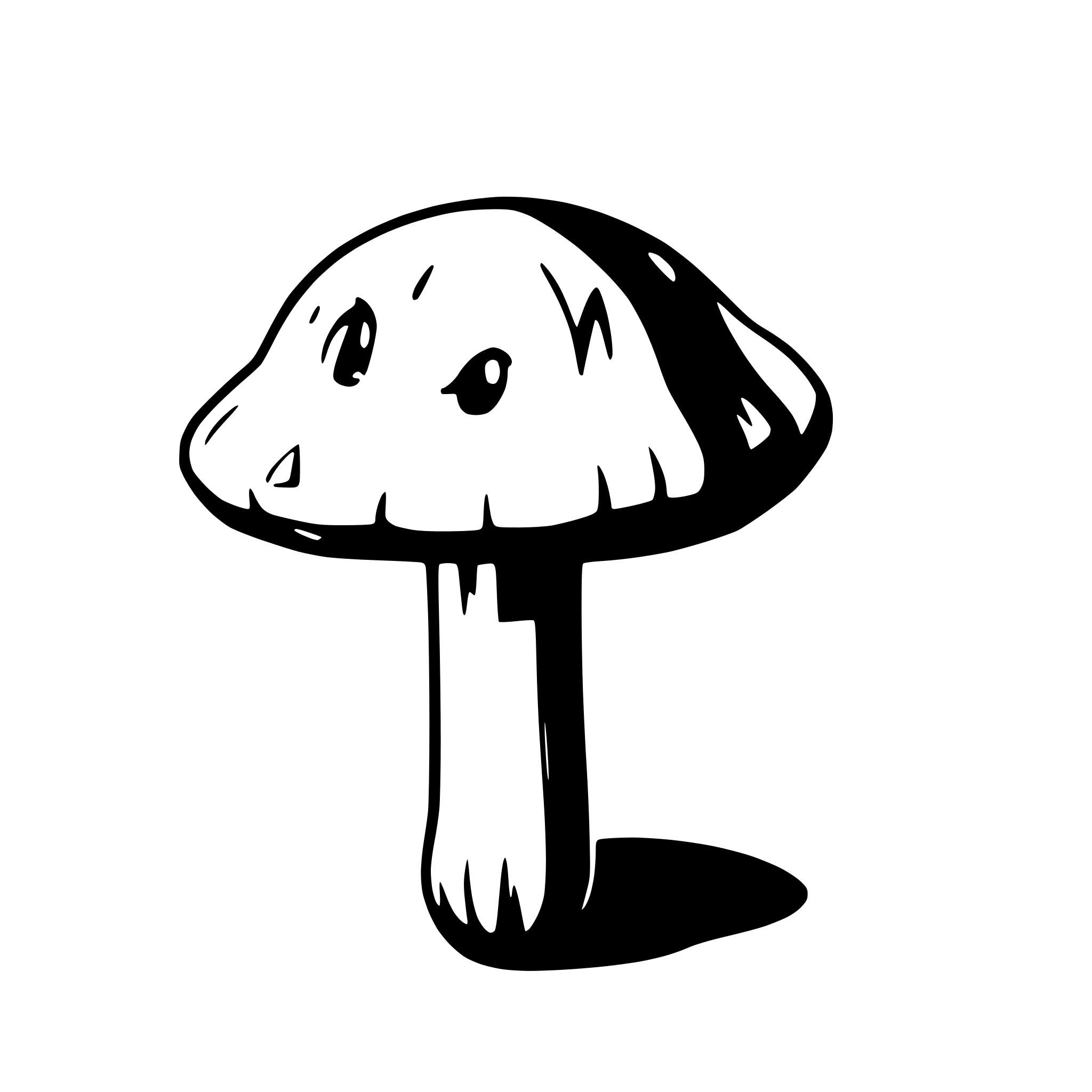AI-generated SVG of 'Mushroom'