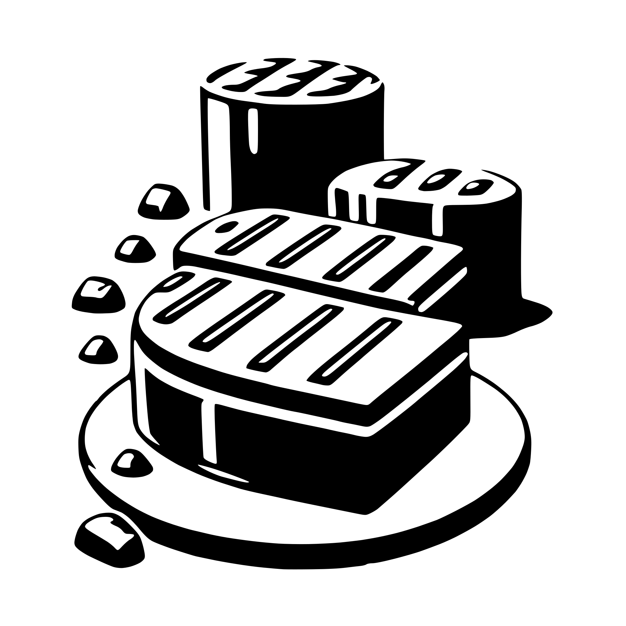 AI-generated SVG of a chocolate