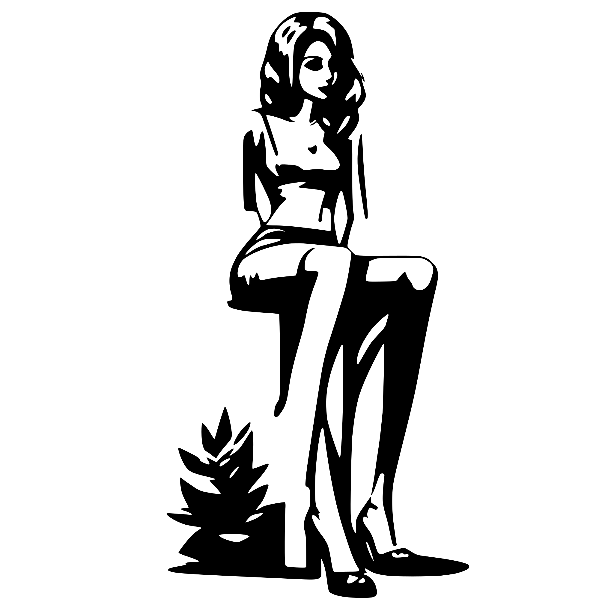 AI-generated SVG of a sexy
