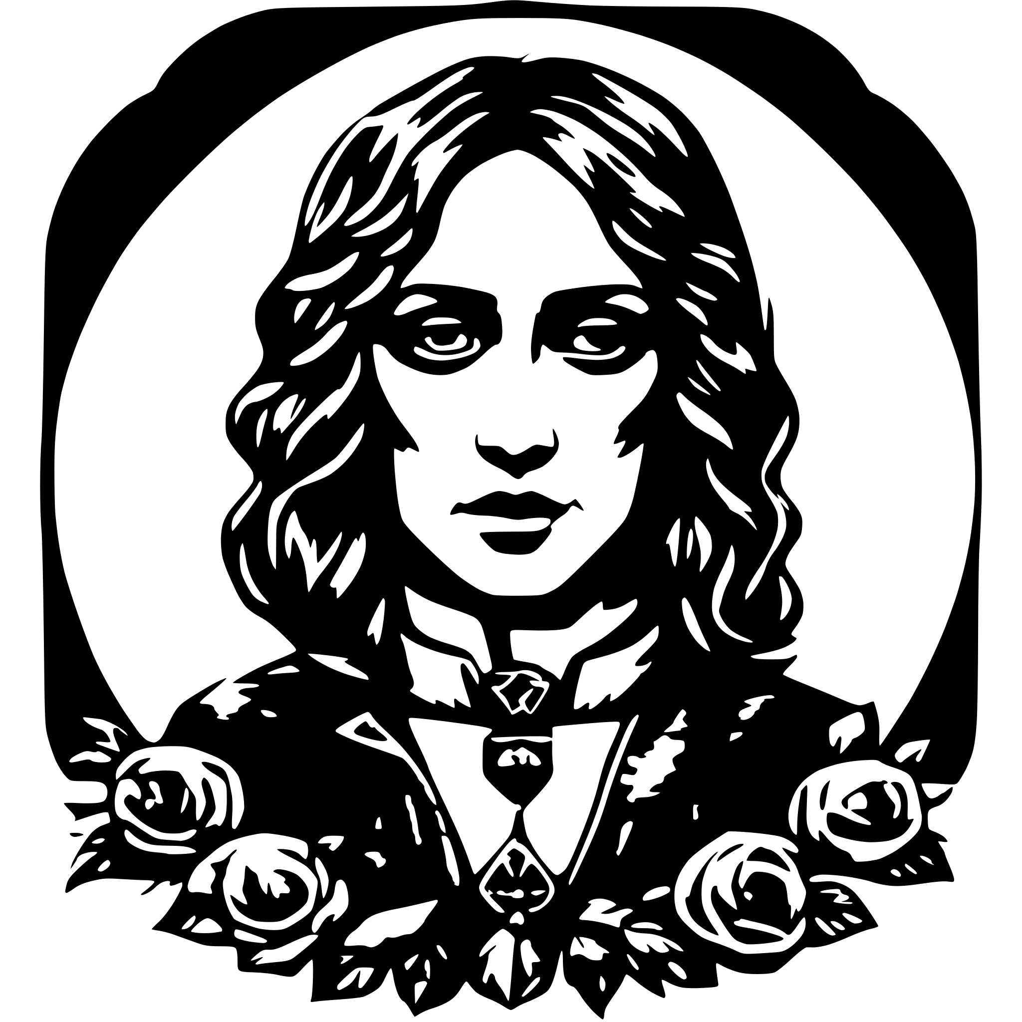 AI-generated SVG of a Antichrist