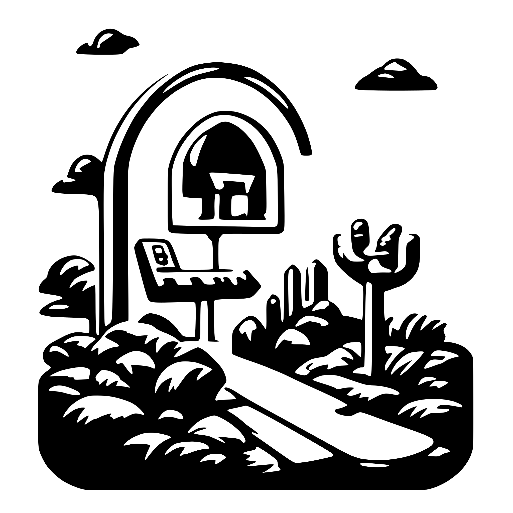 AI-generated SVG of a google search
