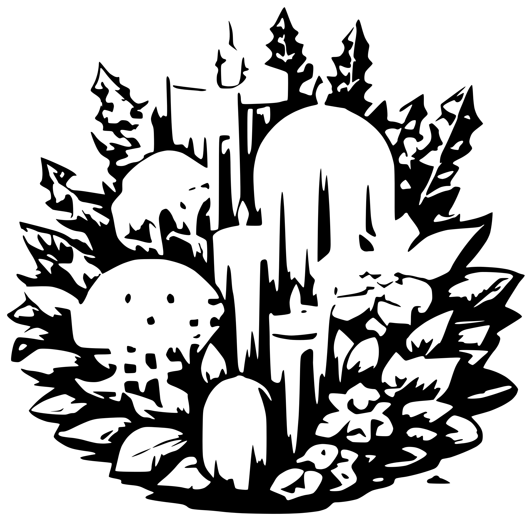 AI-generated SVG of a christmas