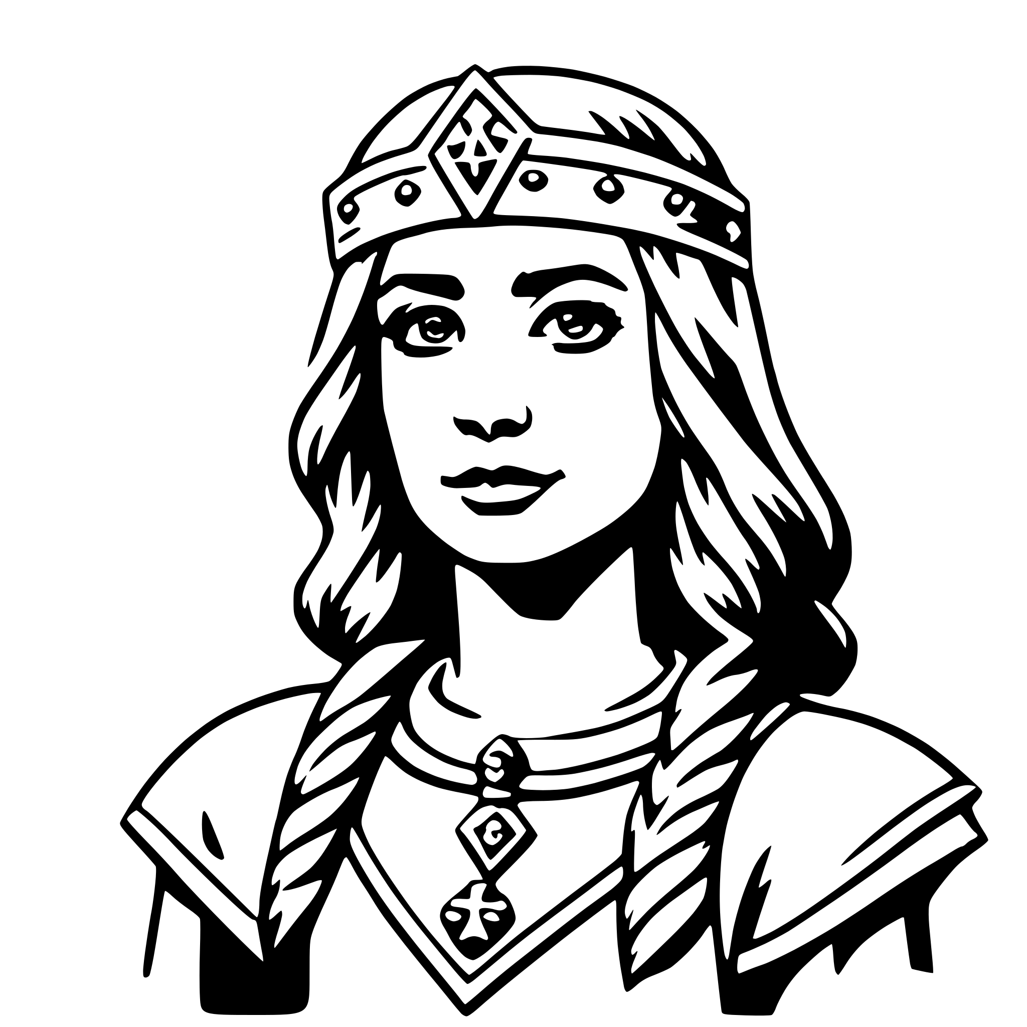 AI-generated SVG of 'frigg'