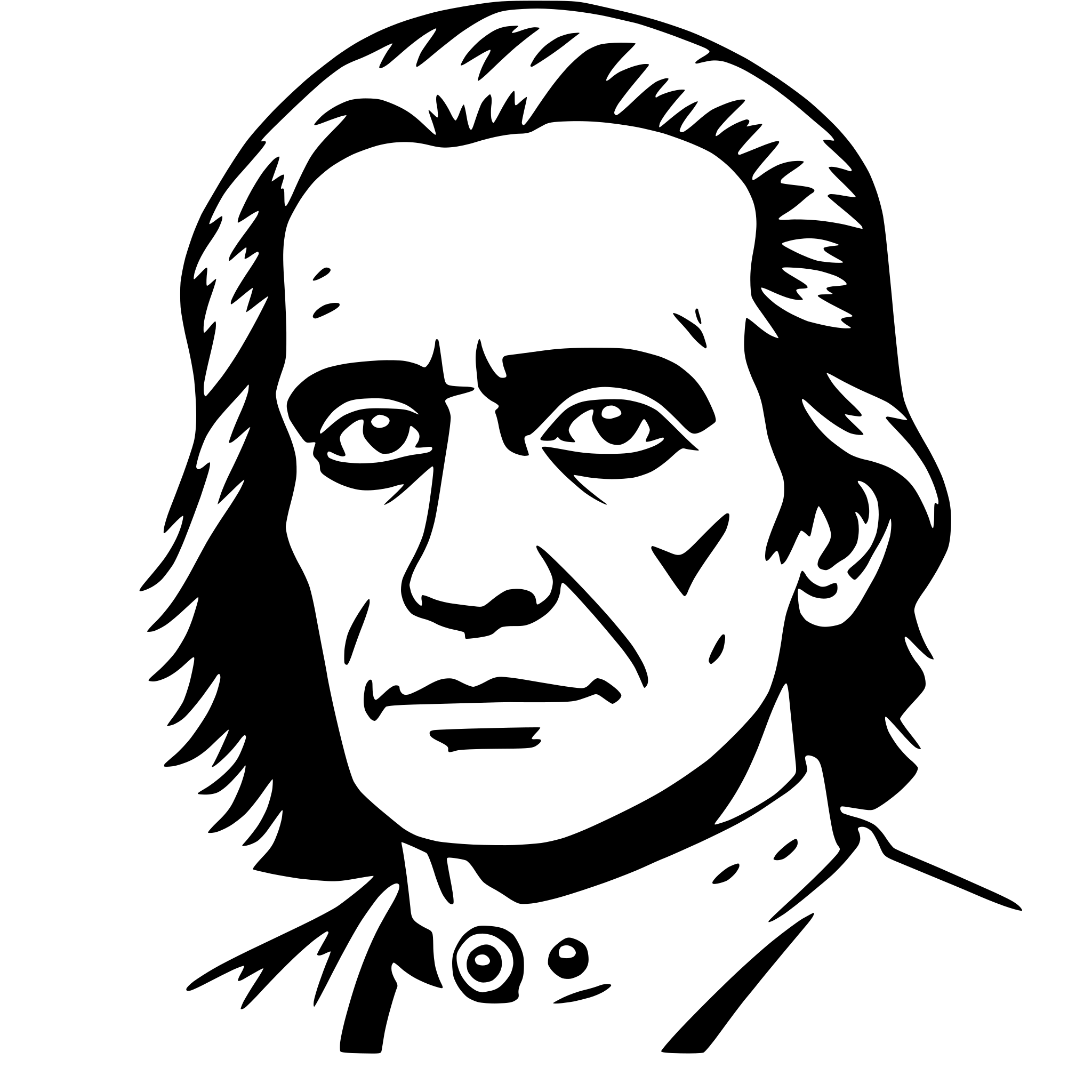 AI-generated SVG of a frankenstein