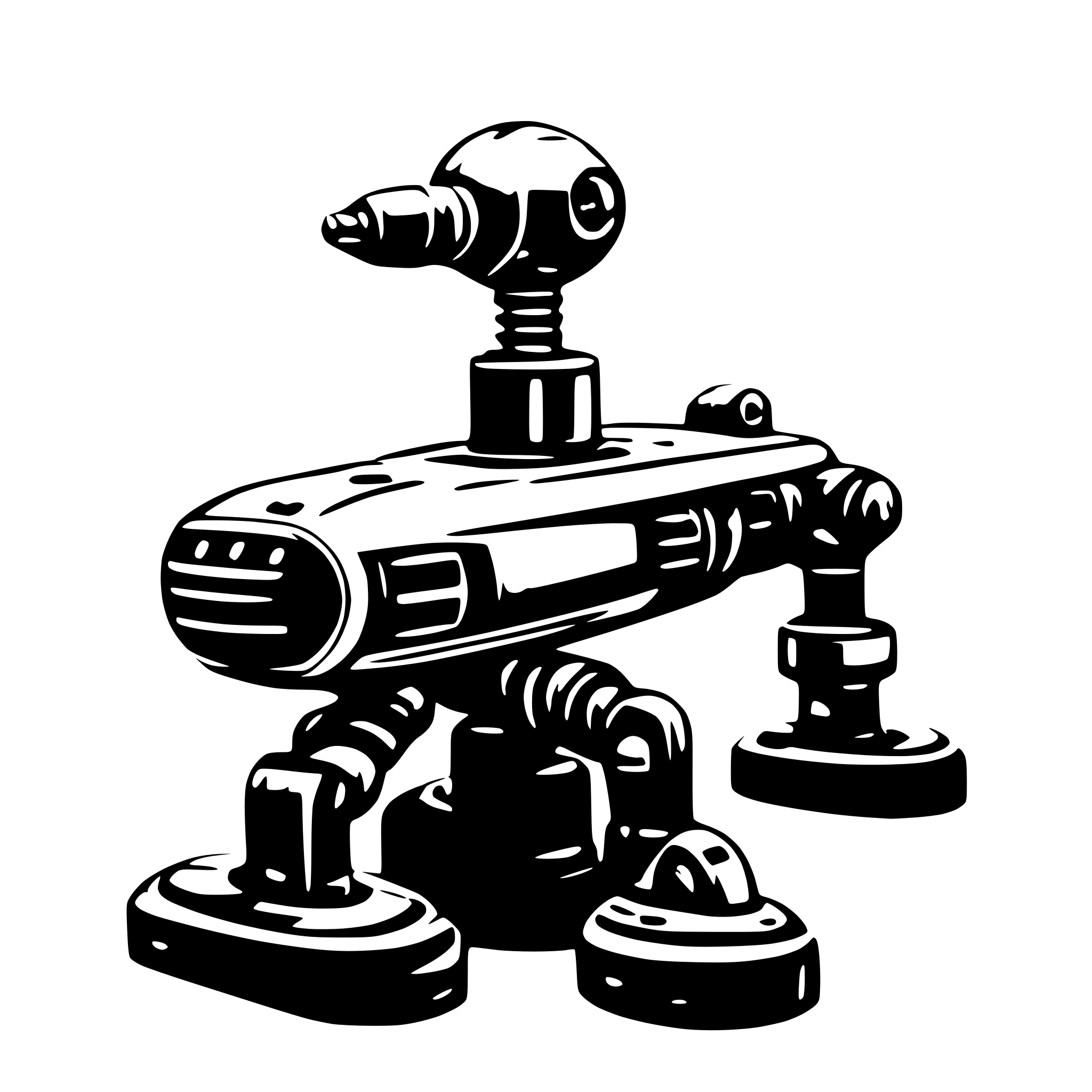 AI-generated SVG of a maritime robotics