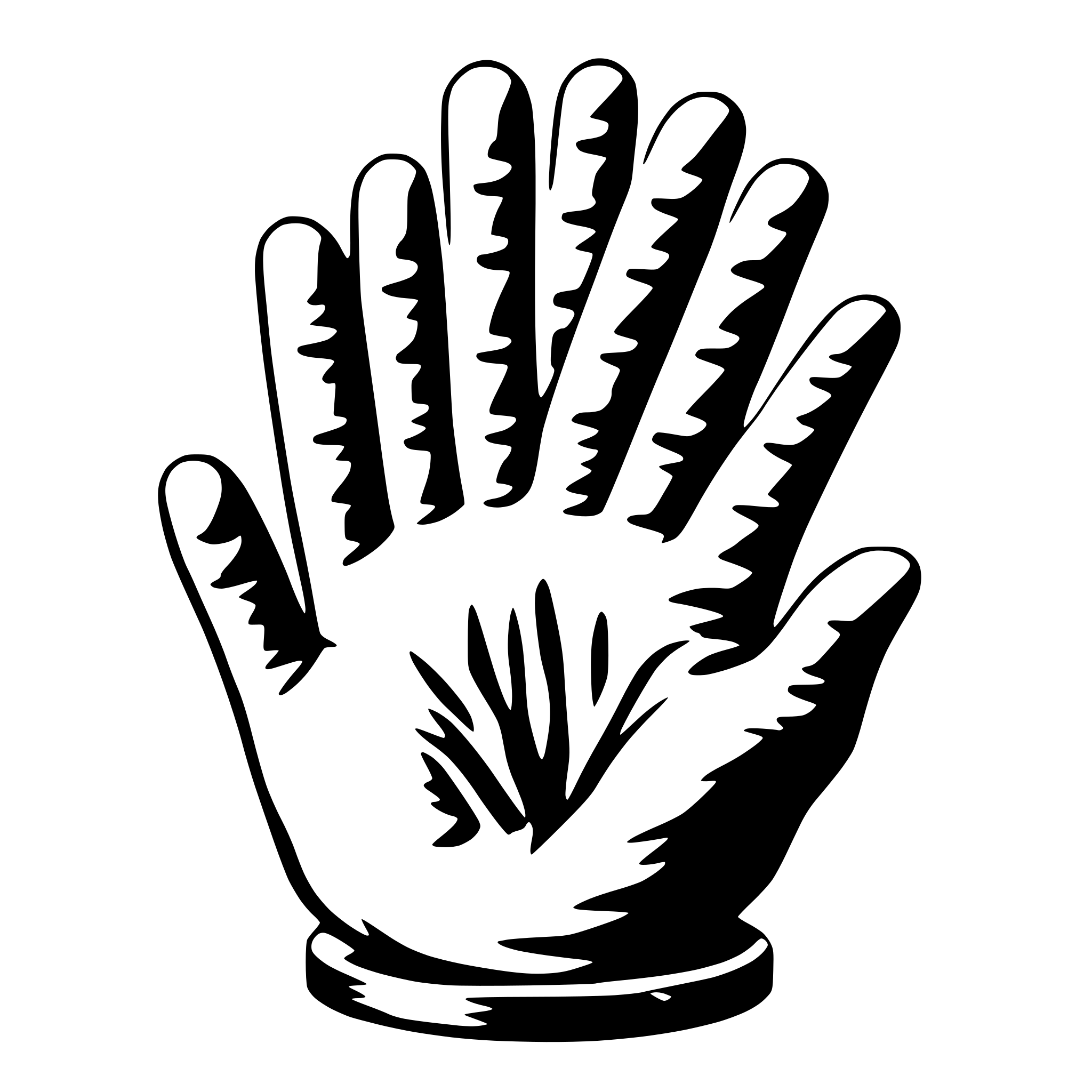 AI-generated SVG of a 1 coin with a hand with 6 fingers