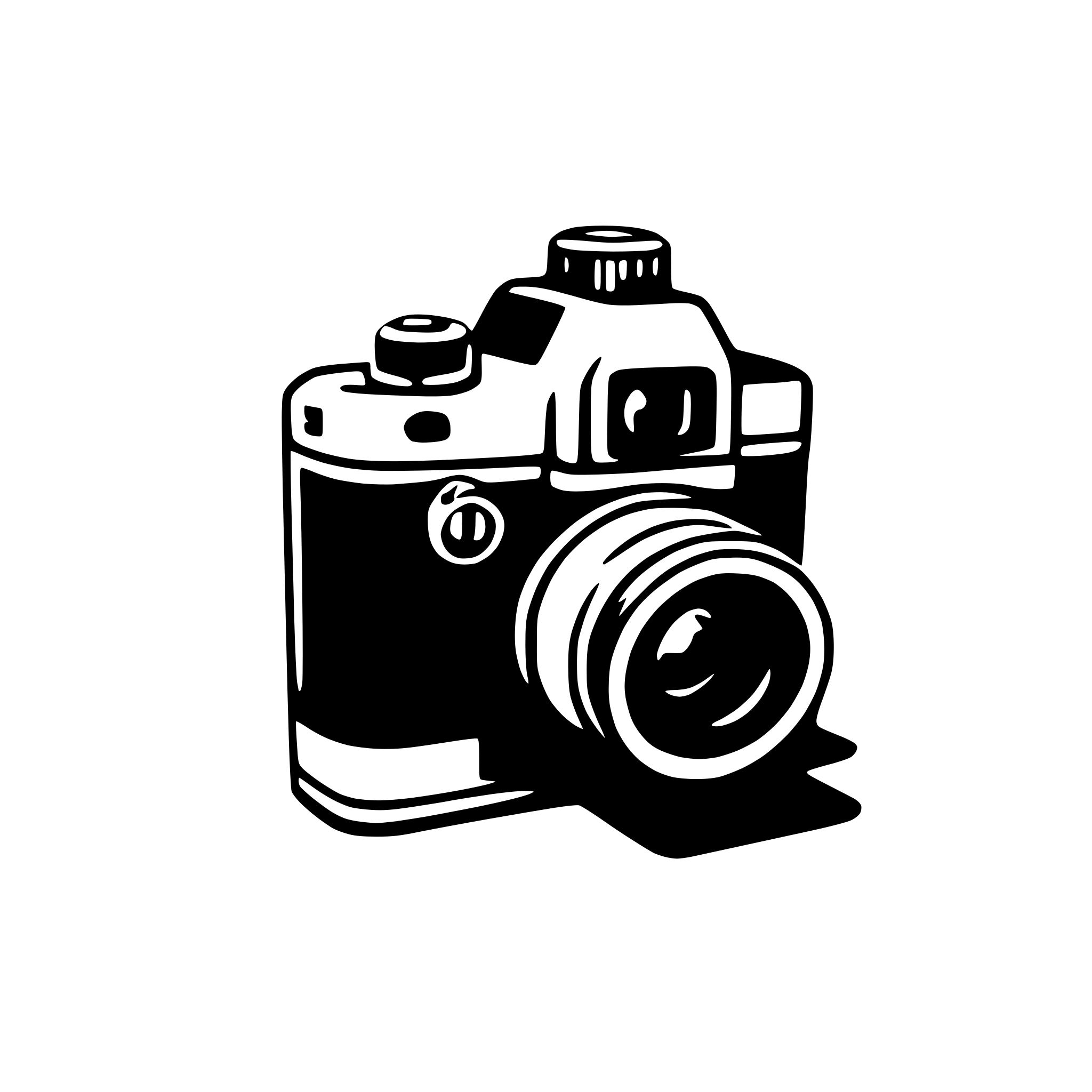 AI-generated SVG of 'camera'