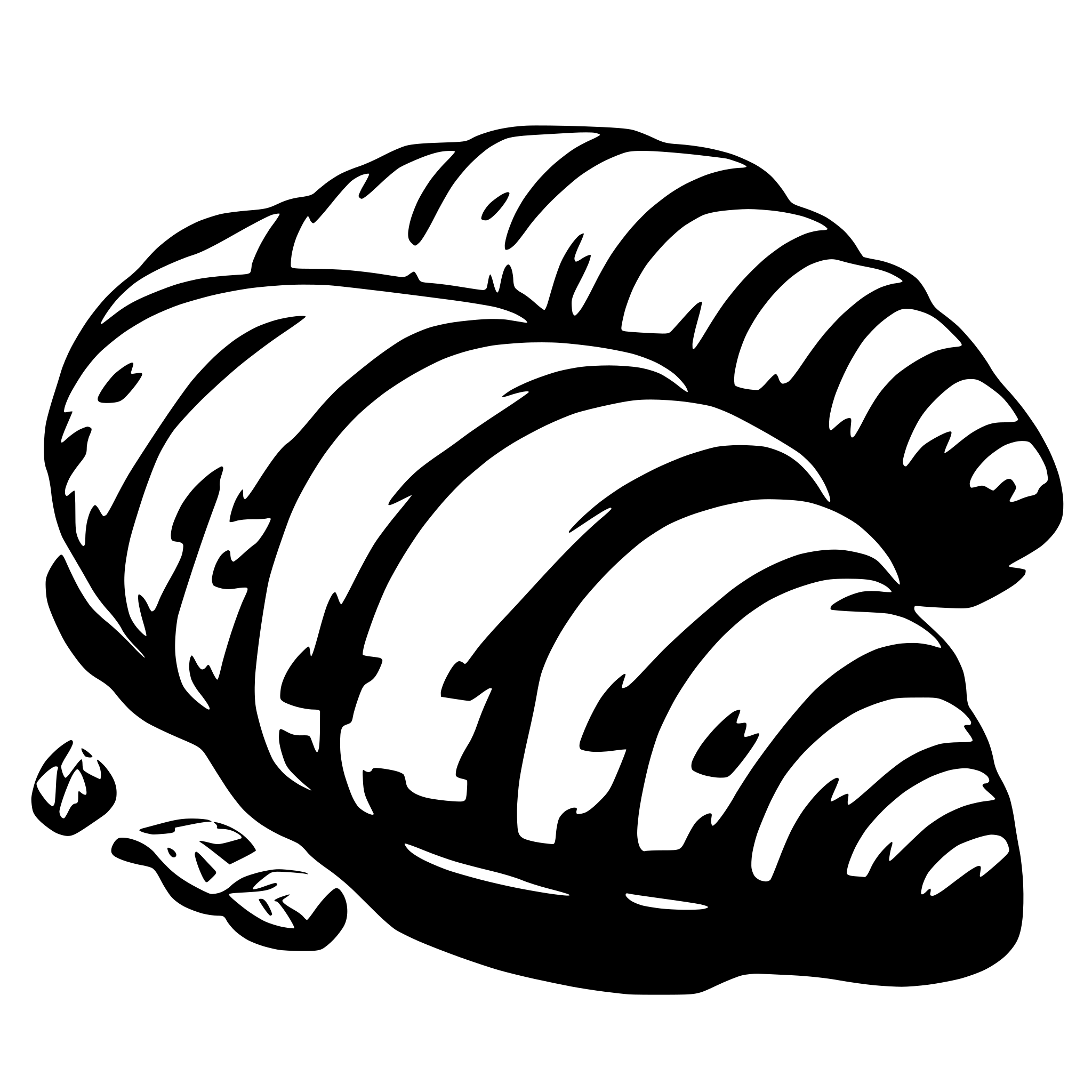 AI-generated SVG of a croissant