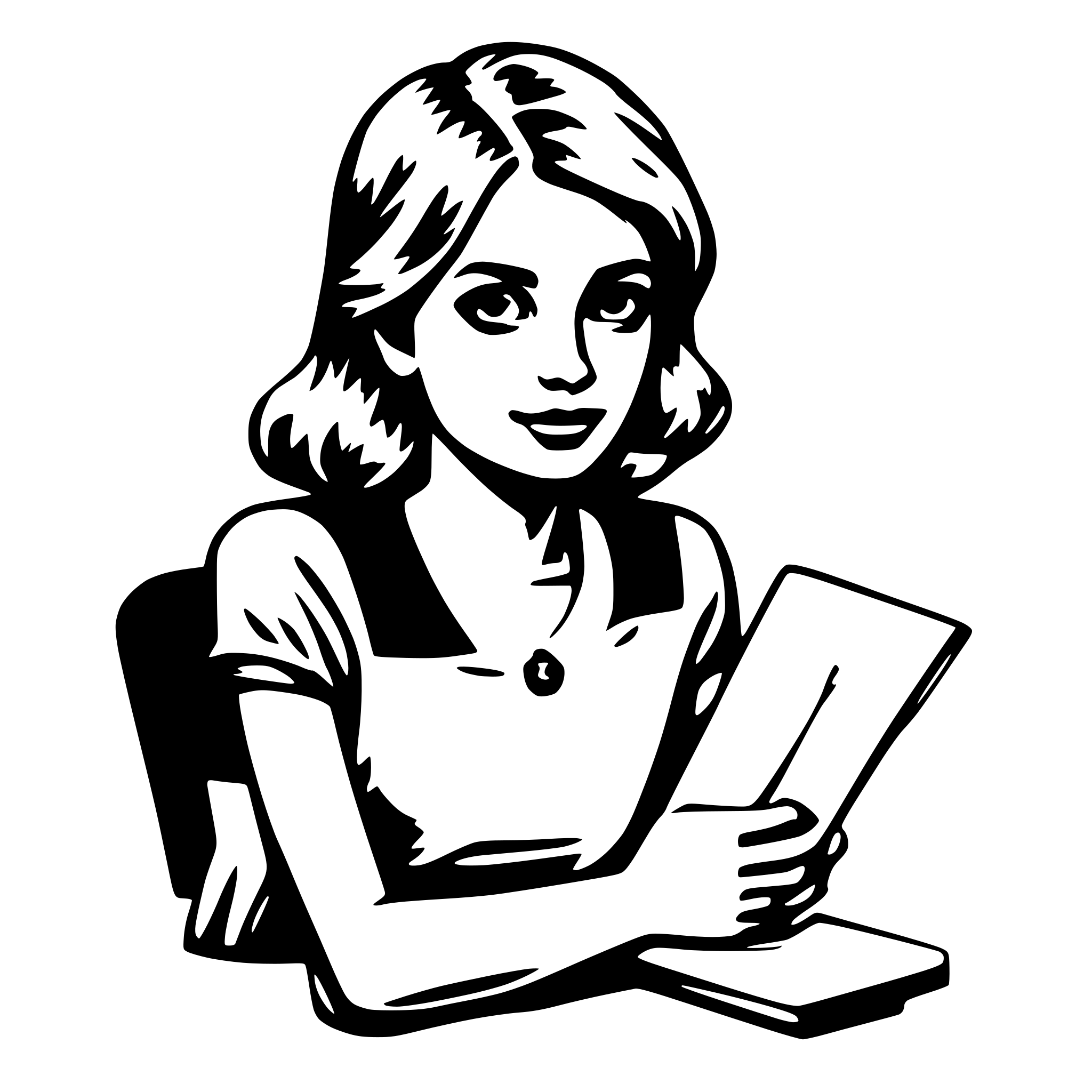 AI-generated SVG of a learning