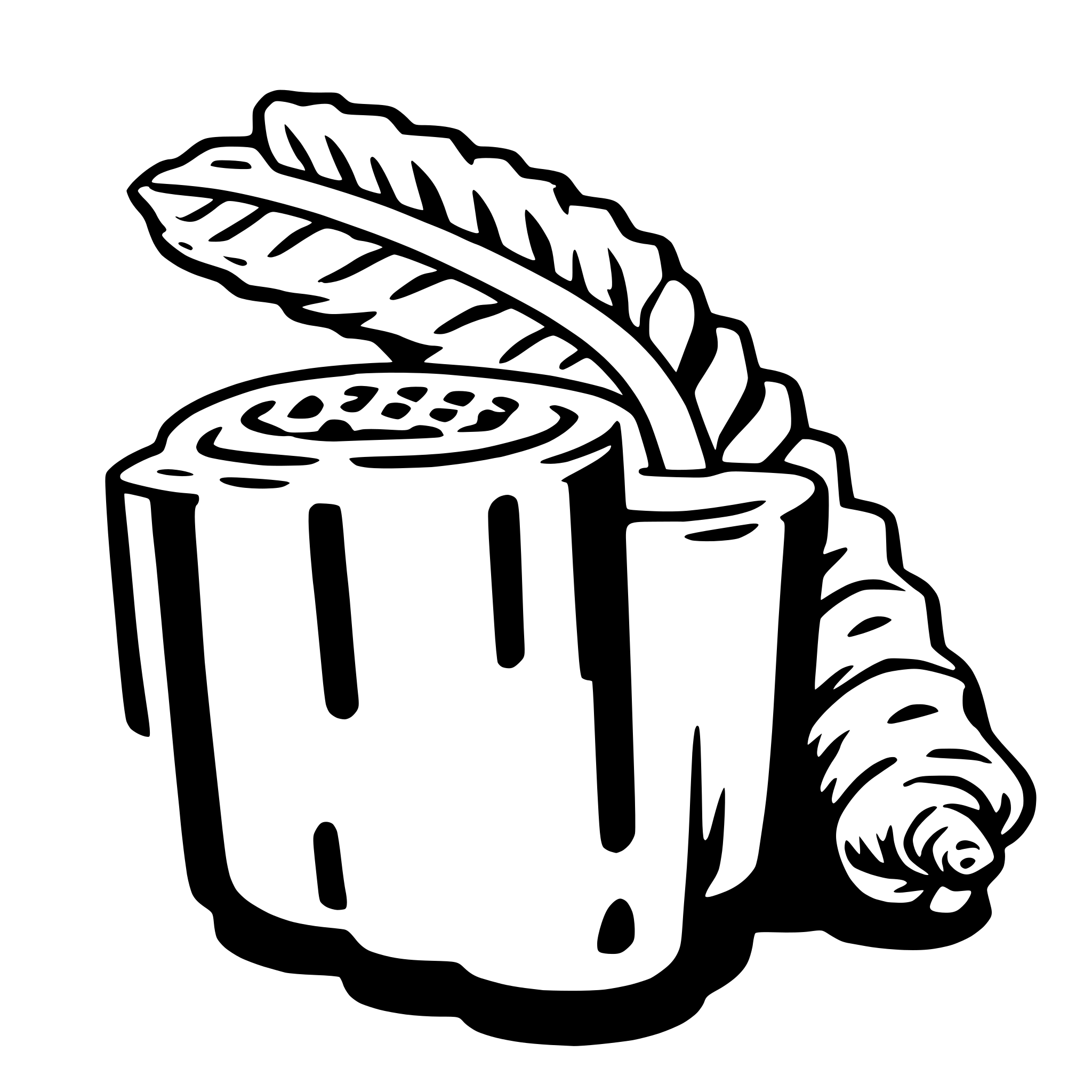 AI-generated SVG of a celery