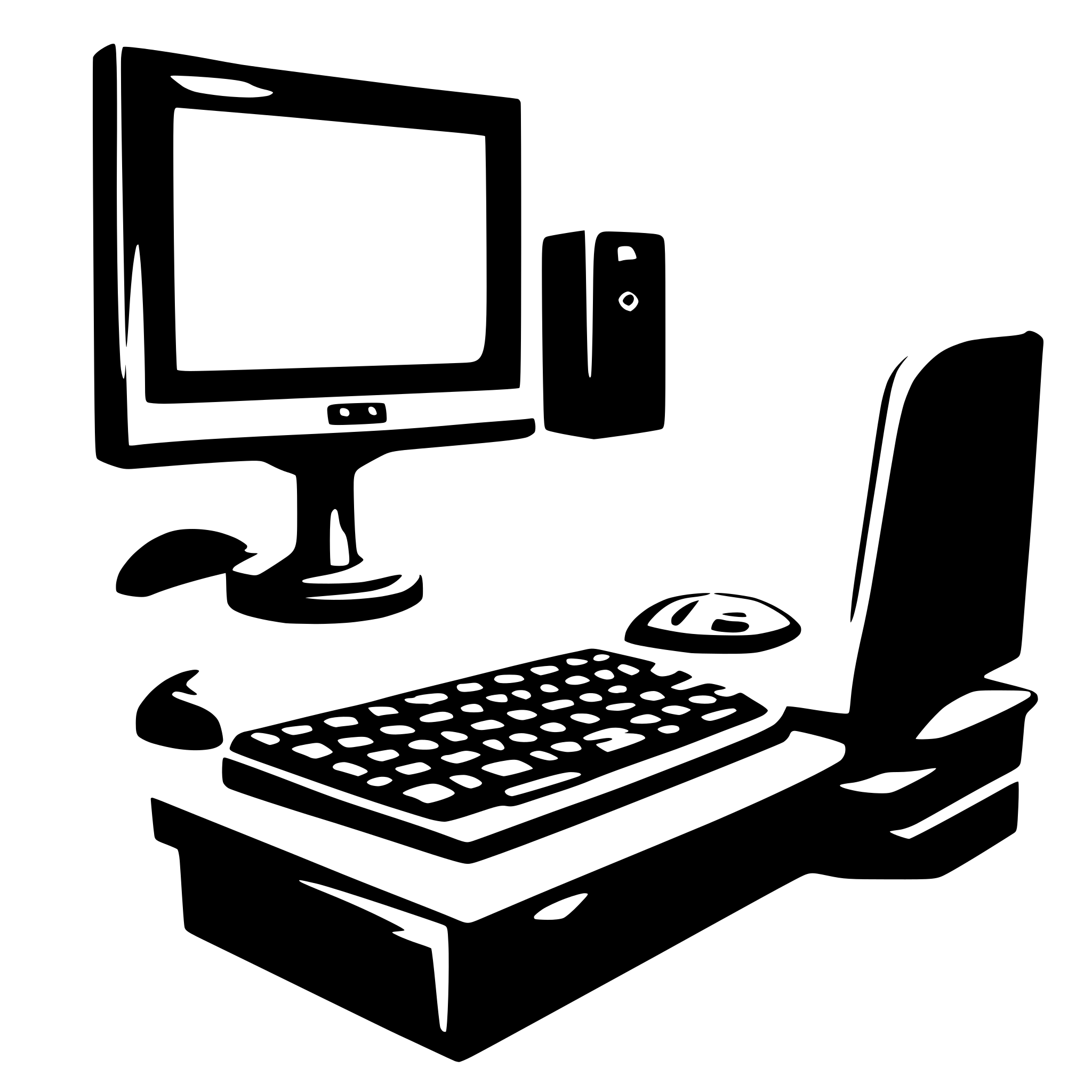 AI-generated SVG of a computer program