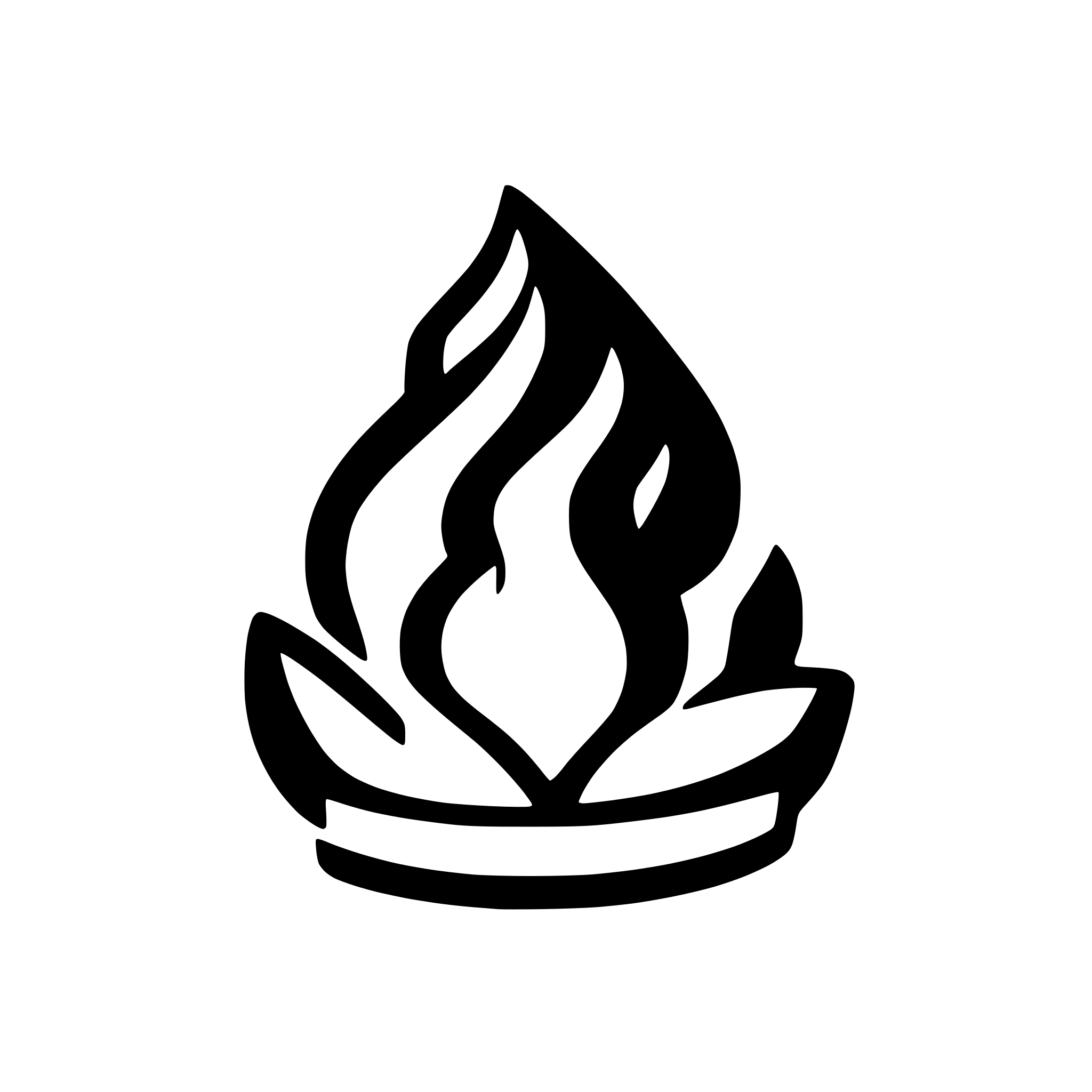 AI-generated SVG of 'fire icon'