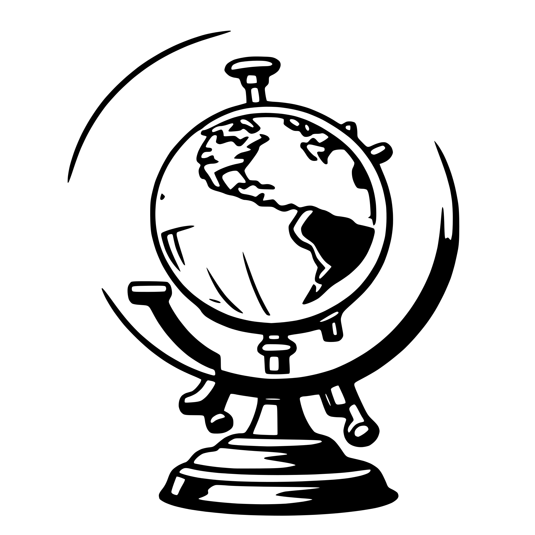 AI-generated SVG of 'globe'