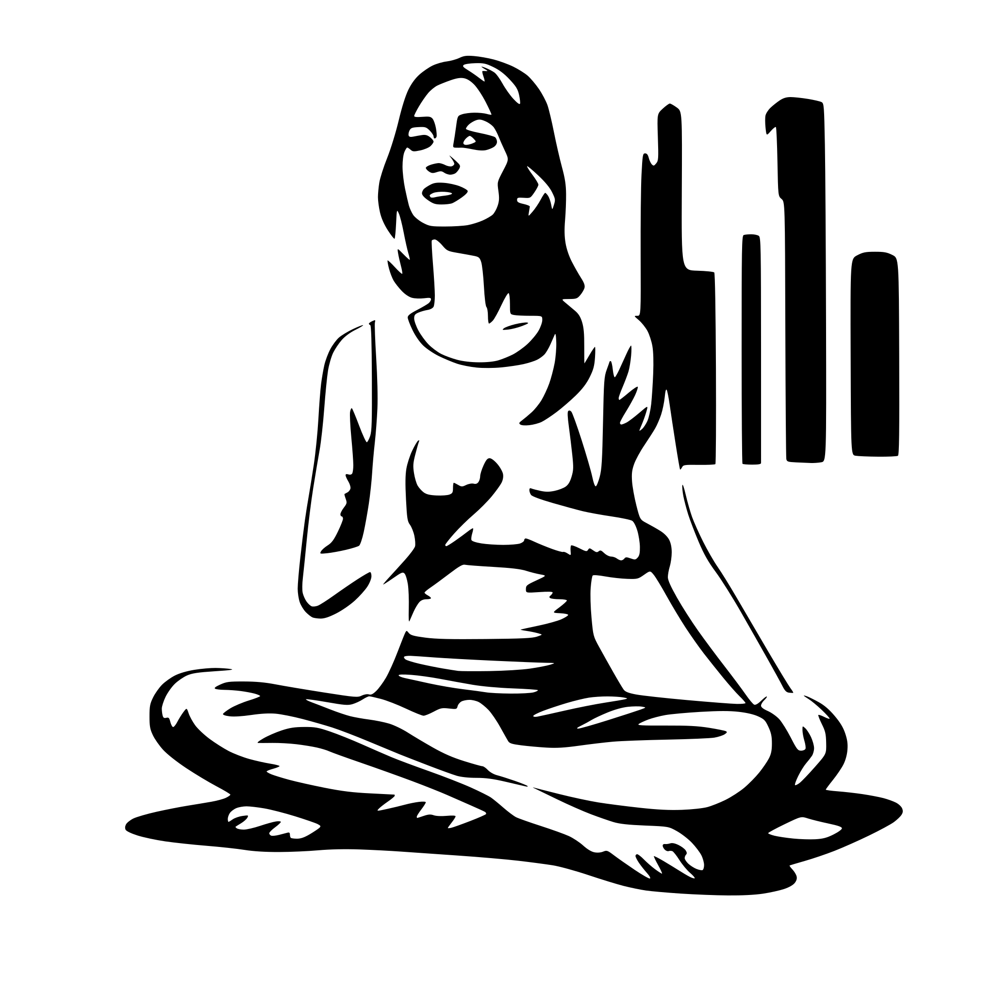 AI-generated SVG of 'joga'