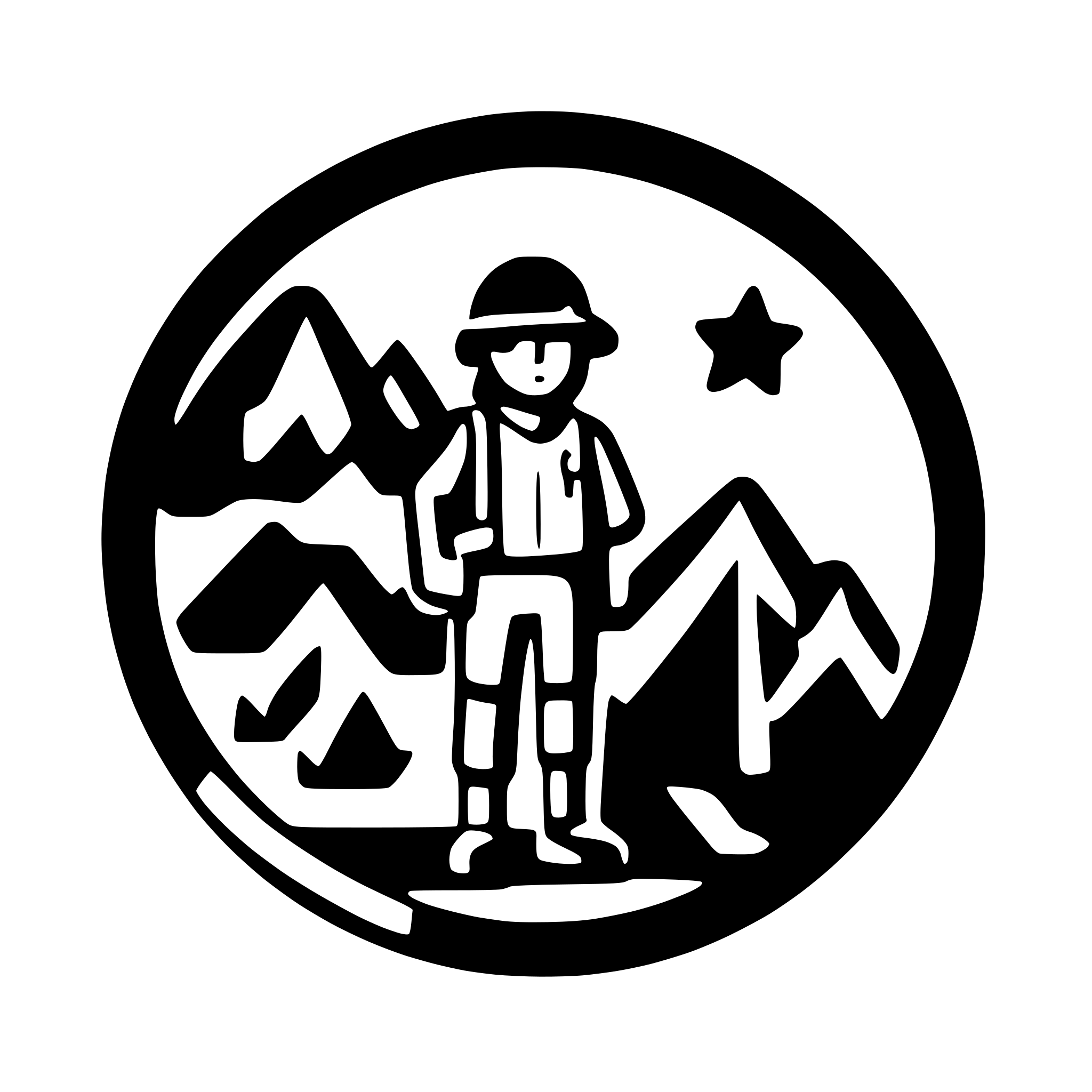 AI-generated SVG of a hiking ihone apps color
