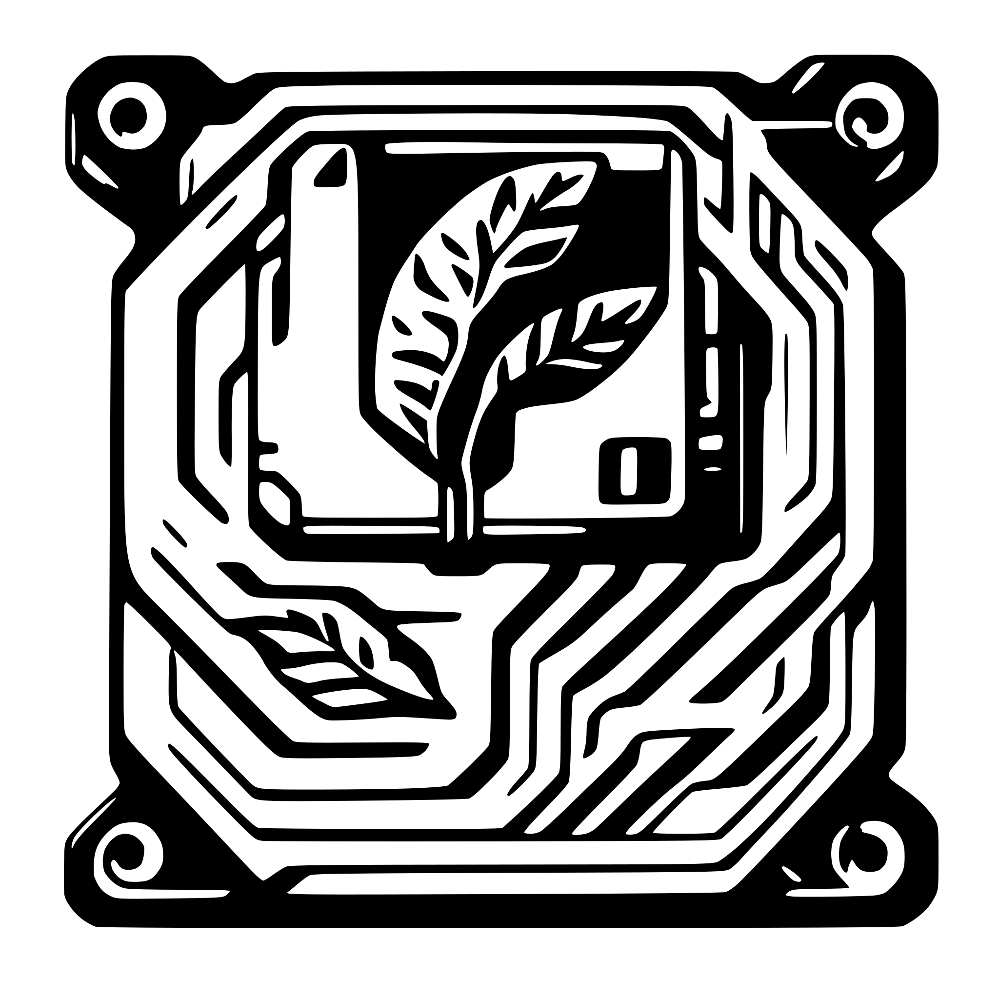 AI-generated SVG of 'floppy disk 3,5'