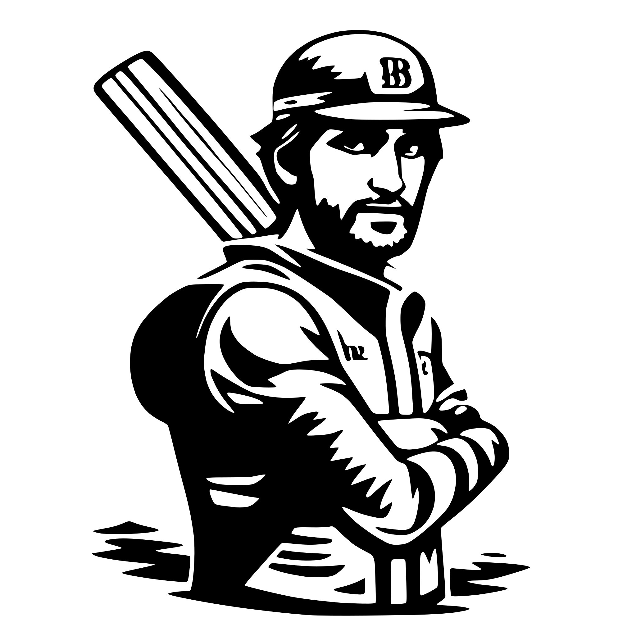 AI-generated SVG of 'Big boss cricket club (BBCC)'