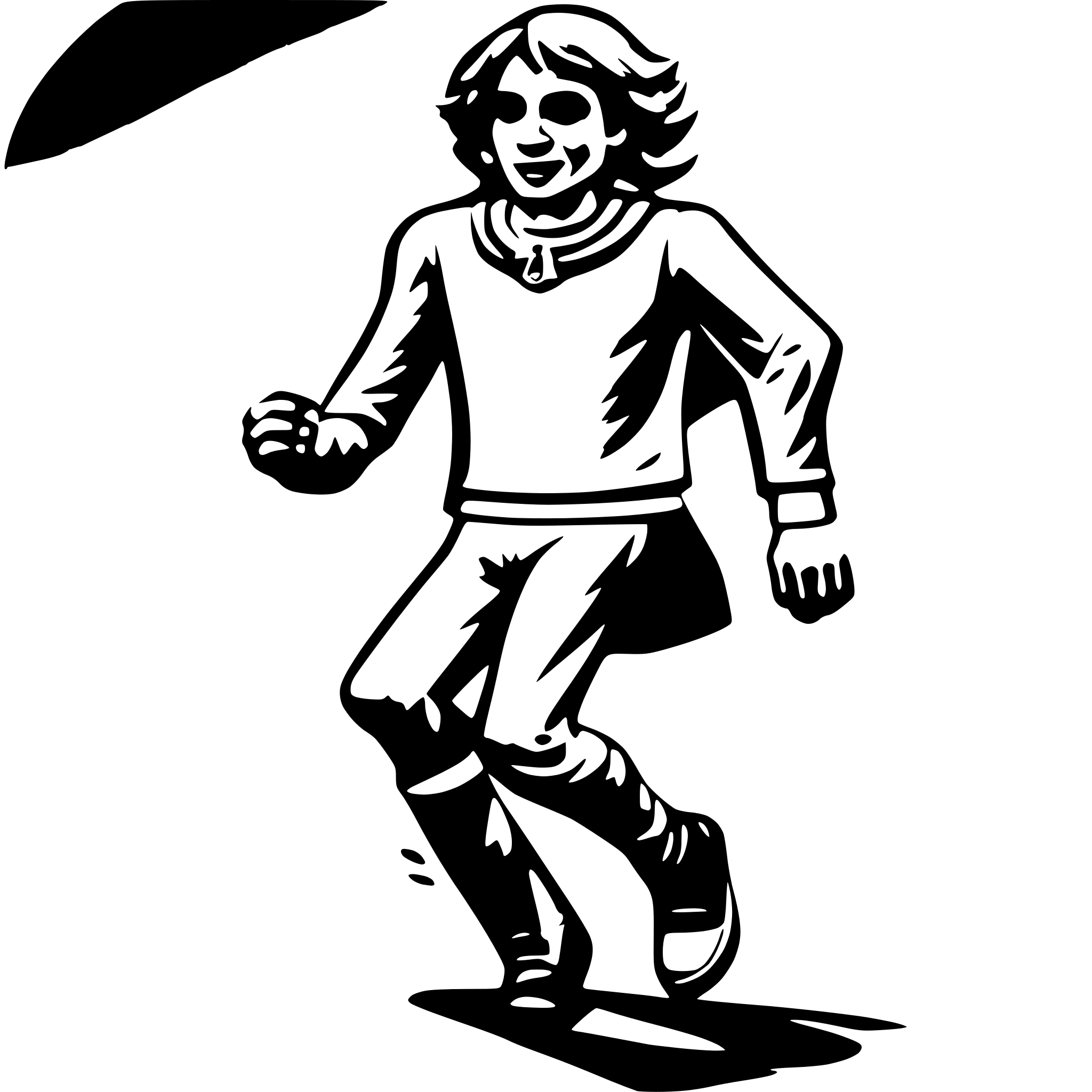 AI-generated SVG of 'three dimensional man running'