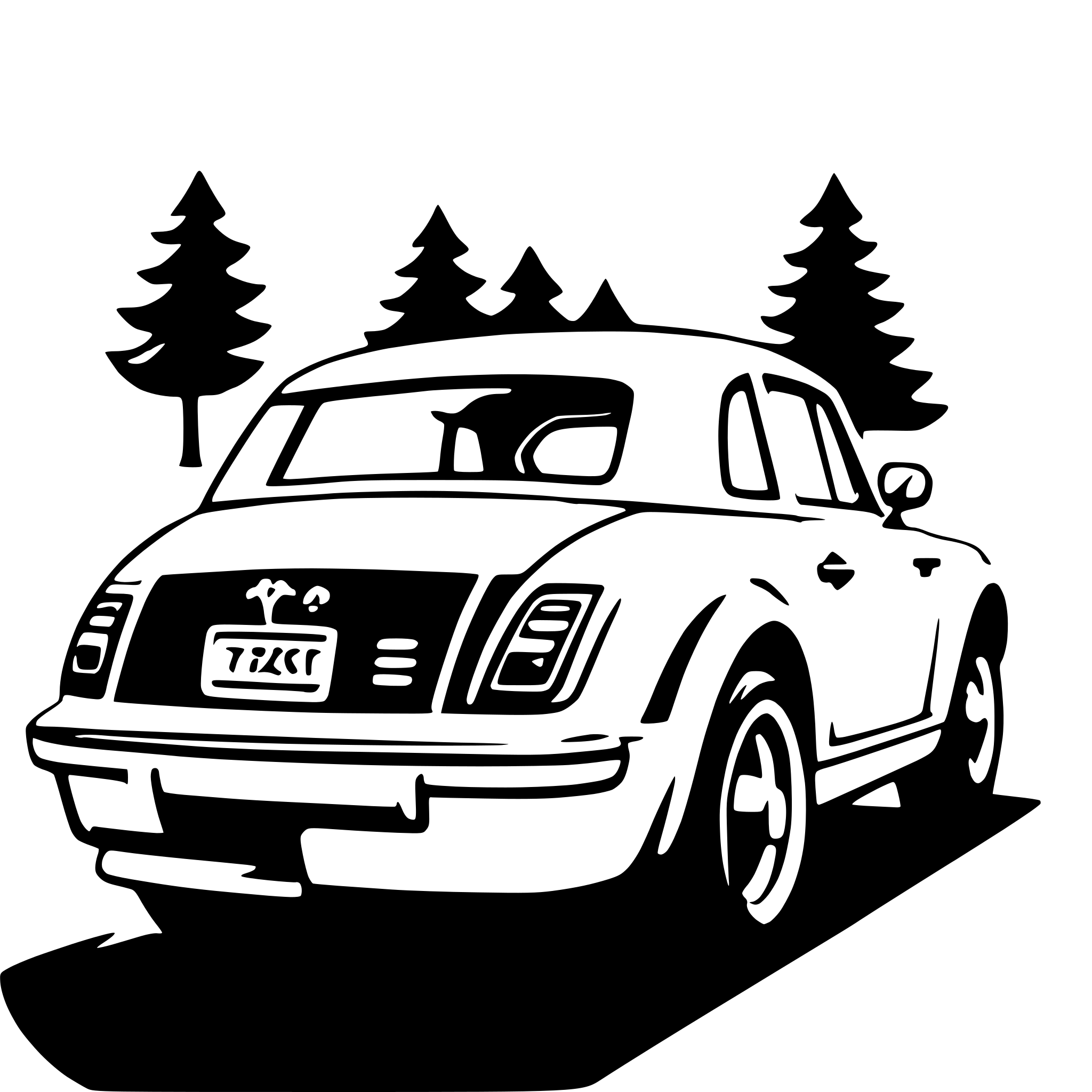 AI-generated SVG of a coupe