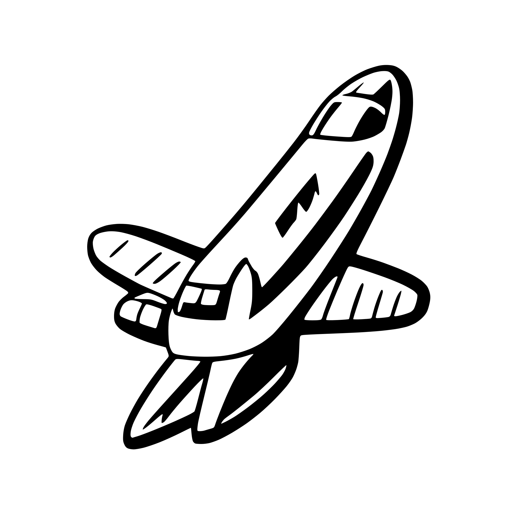 AI-generated SVG of 'Jet'